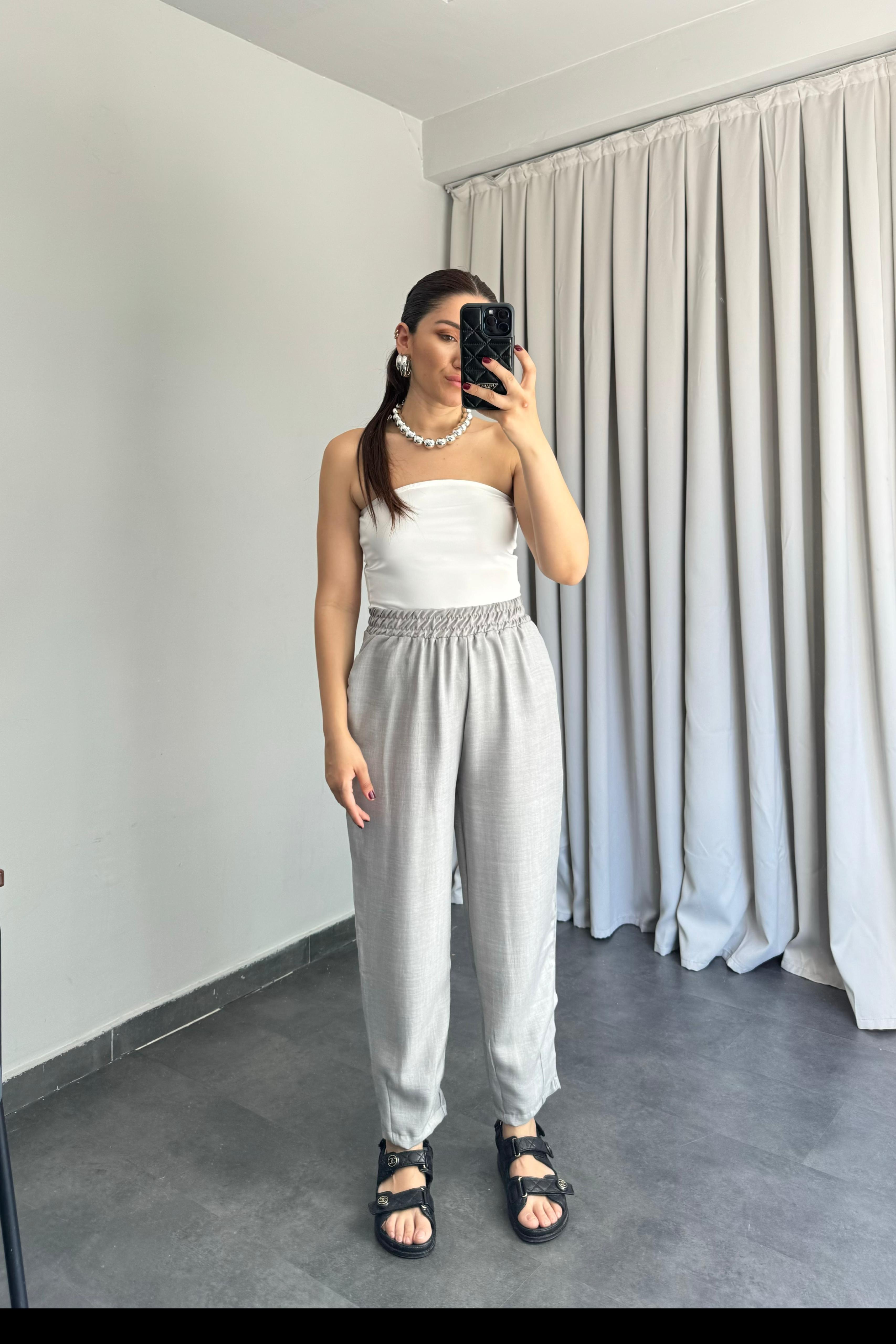 PAÇASI PİLELİ ŞALVAR PANTOLON /21520