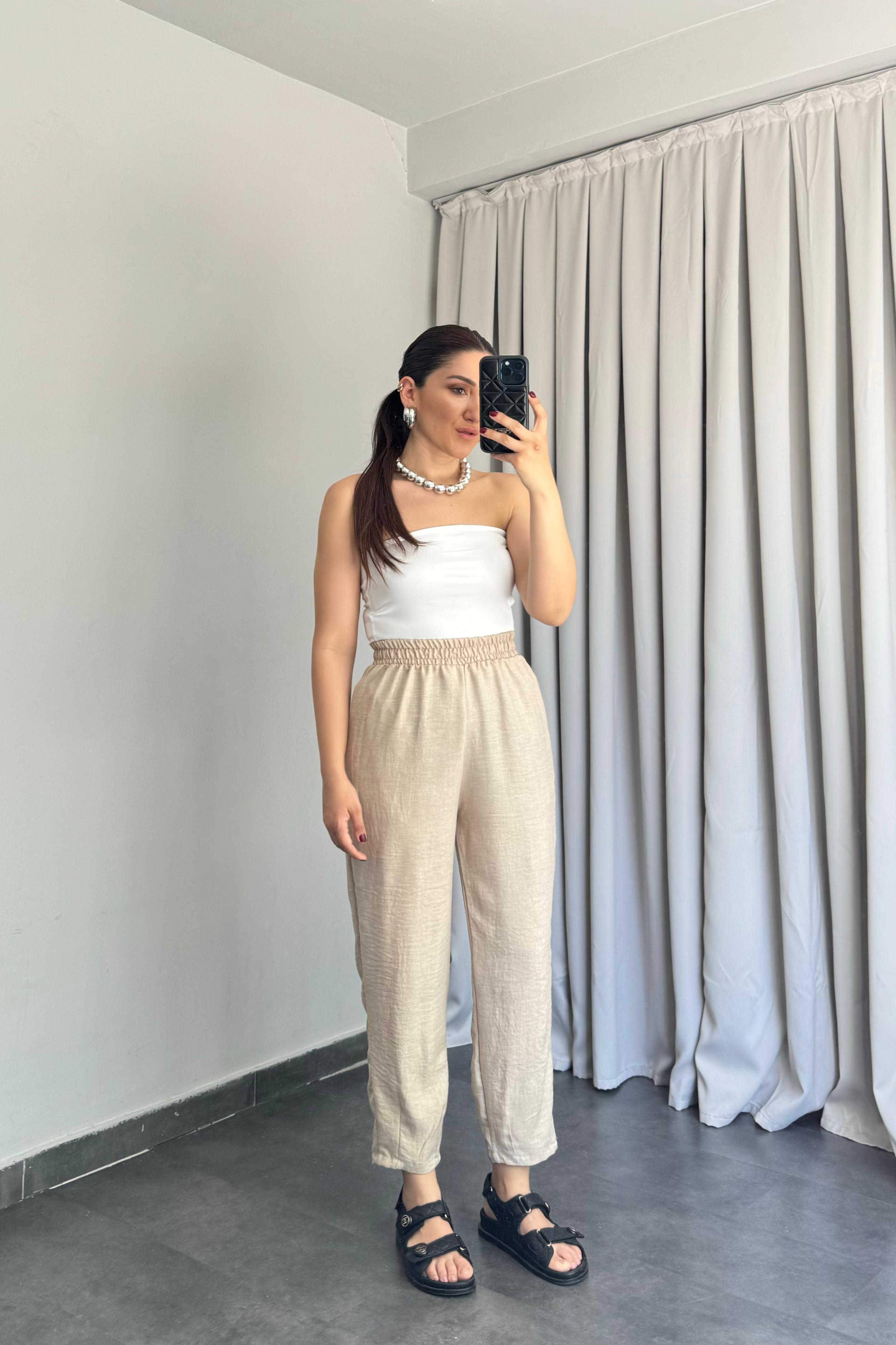 PAÇASI PİLELİ ŞALVAR PANTOLON /21520
