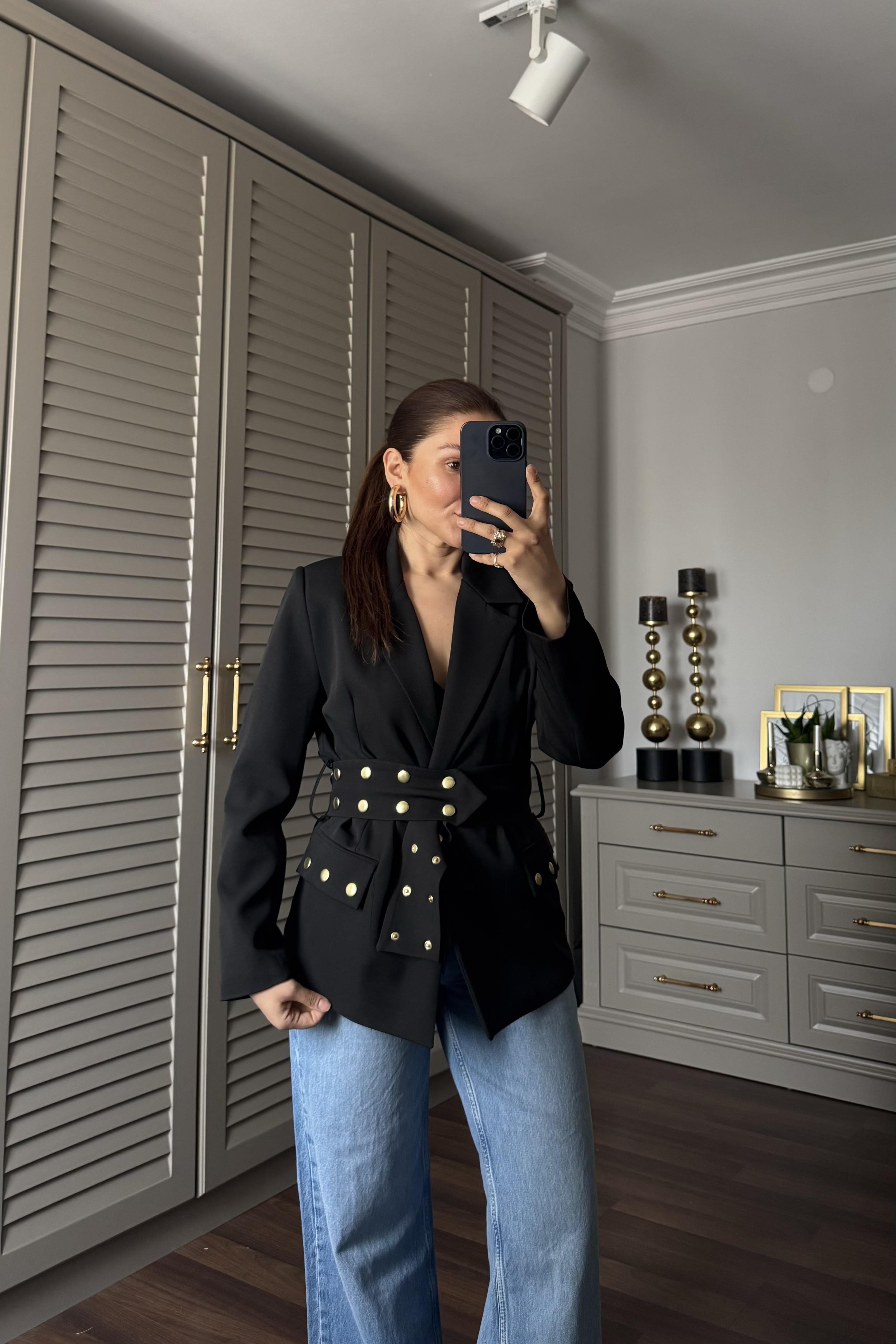 PATLI KEMER BLAZER CEKET