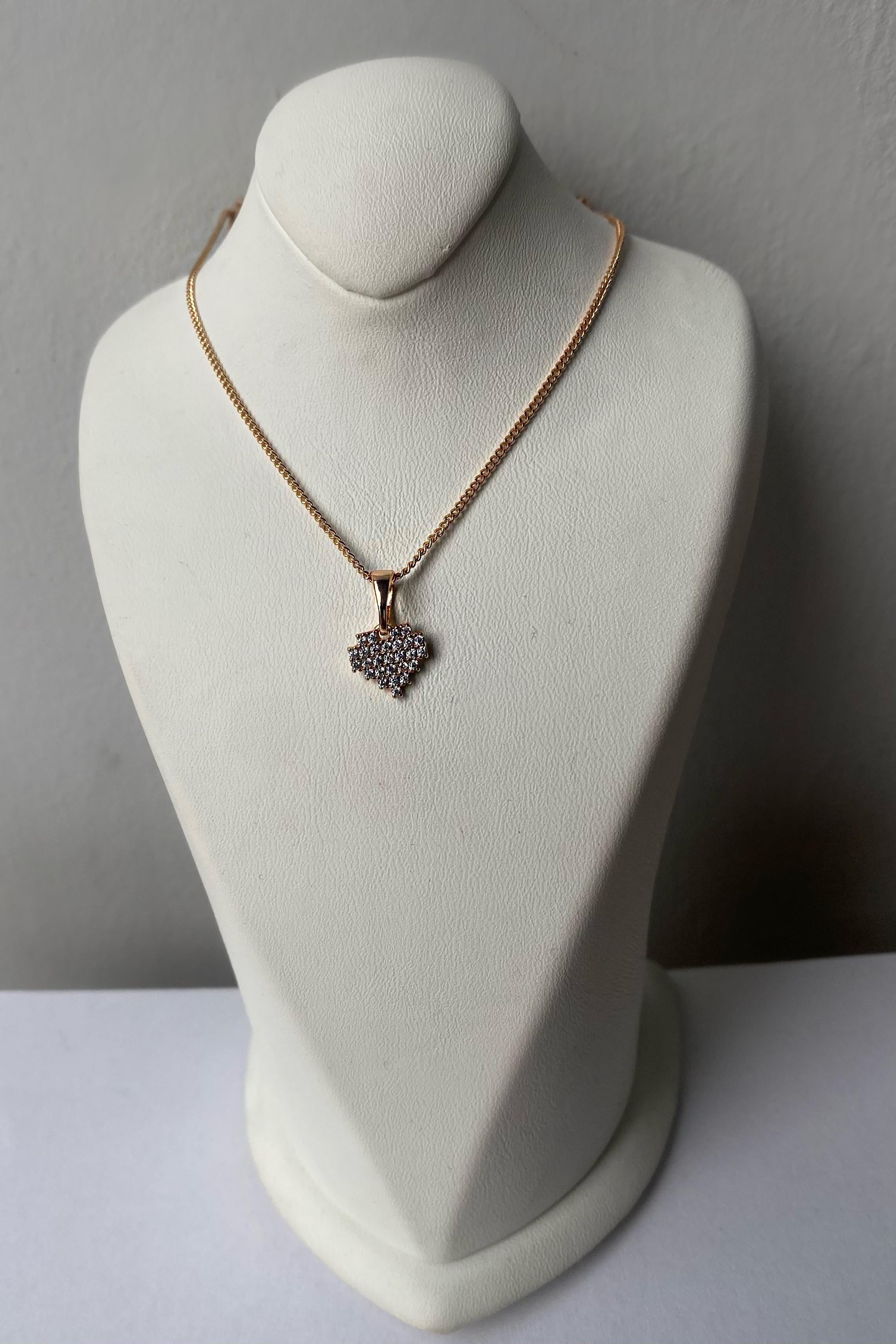 PİXCEL MİNİK KALP KOLYE