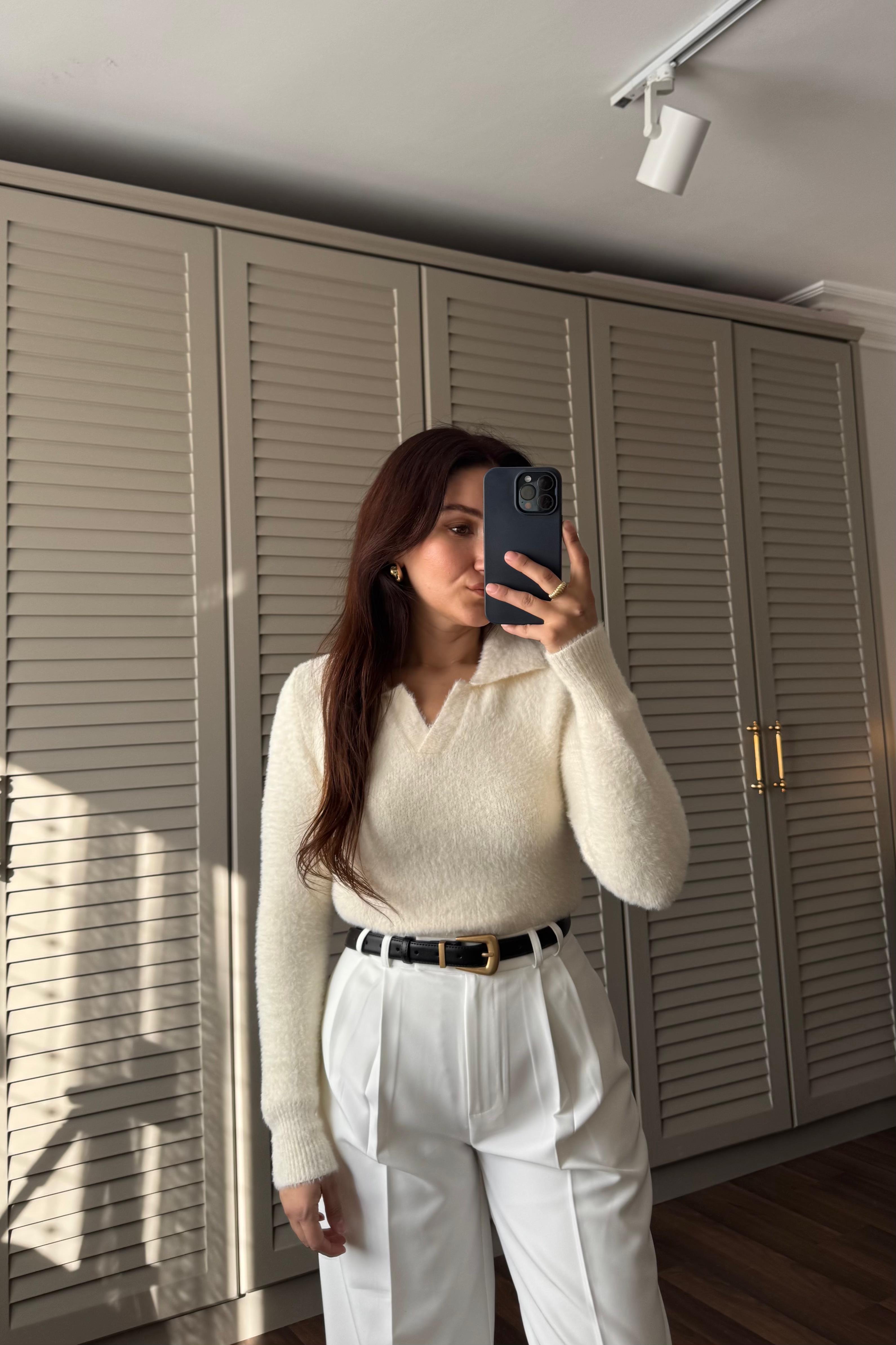 POLO YAKA CROP KAZAK/4133
