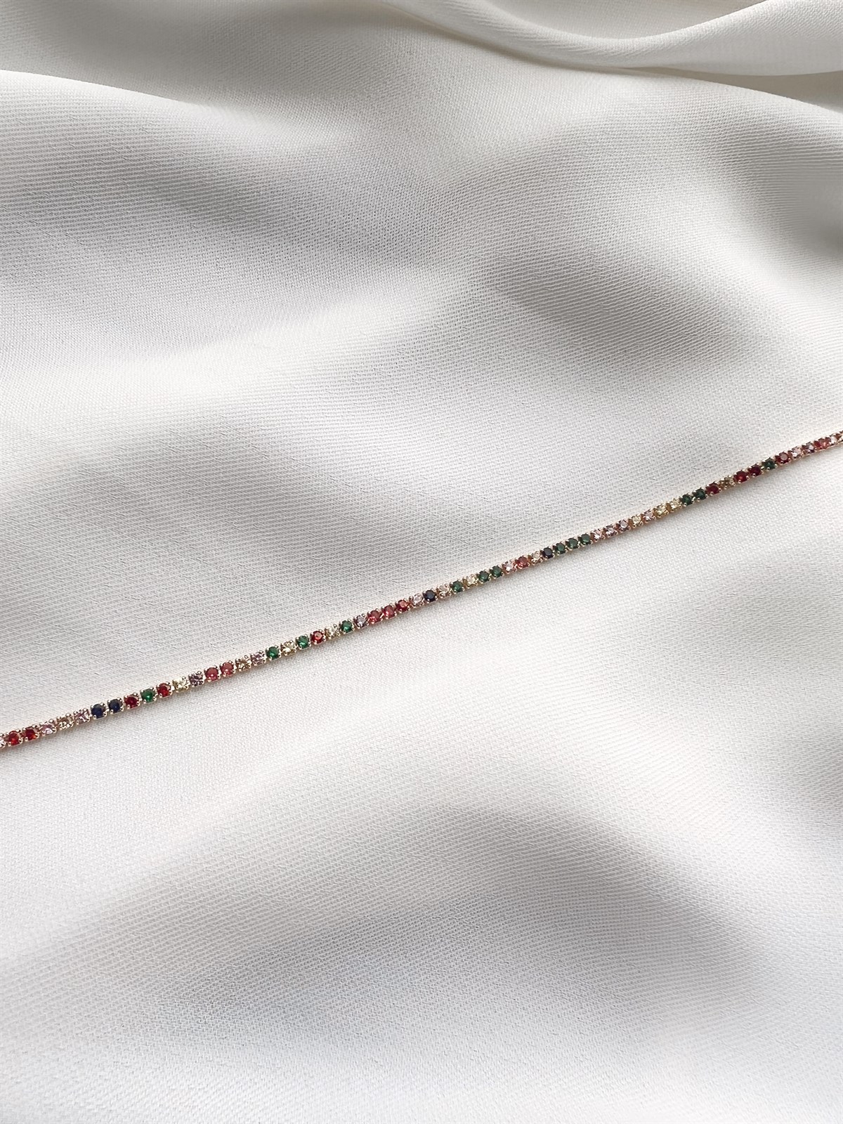 RENKLİ TAŞLI SU YOLU HALHAL