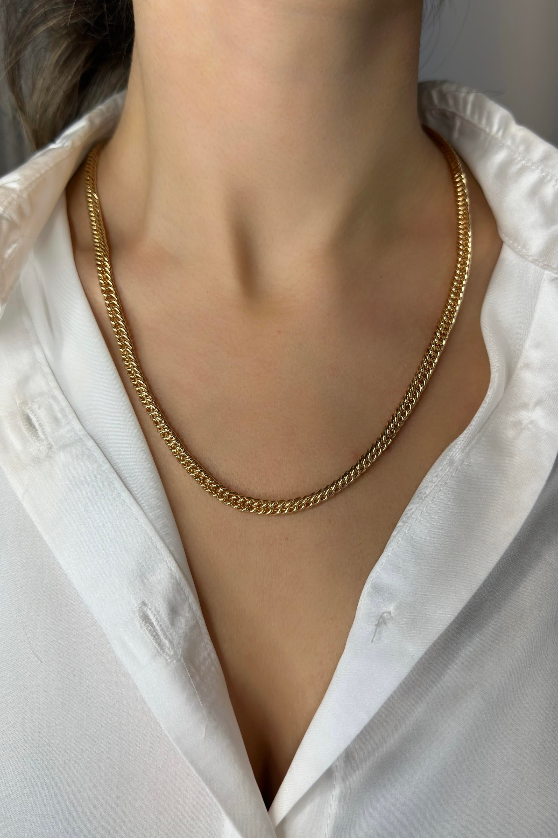 RETRO MODEL ZİNCİR KOLYE 60cm