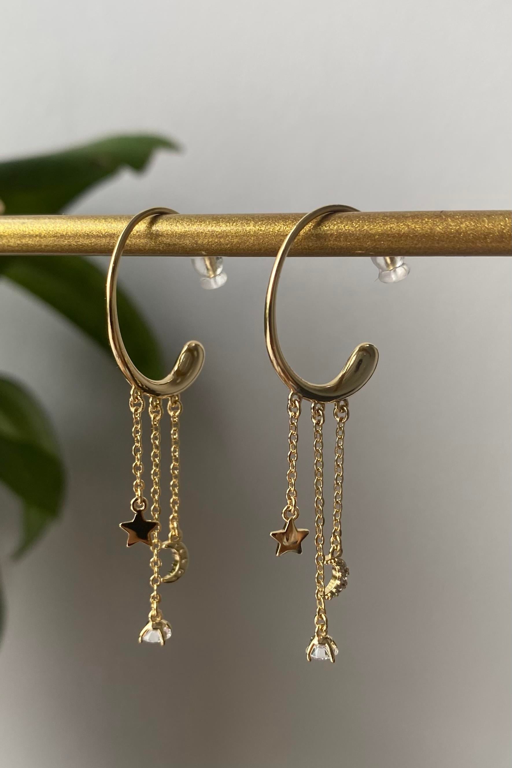 SAÇAKLI HALKA KÜPE