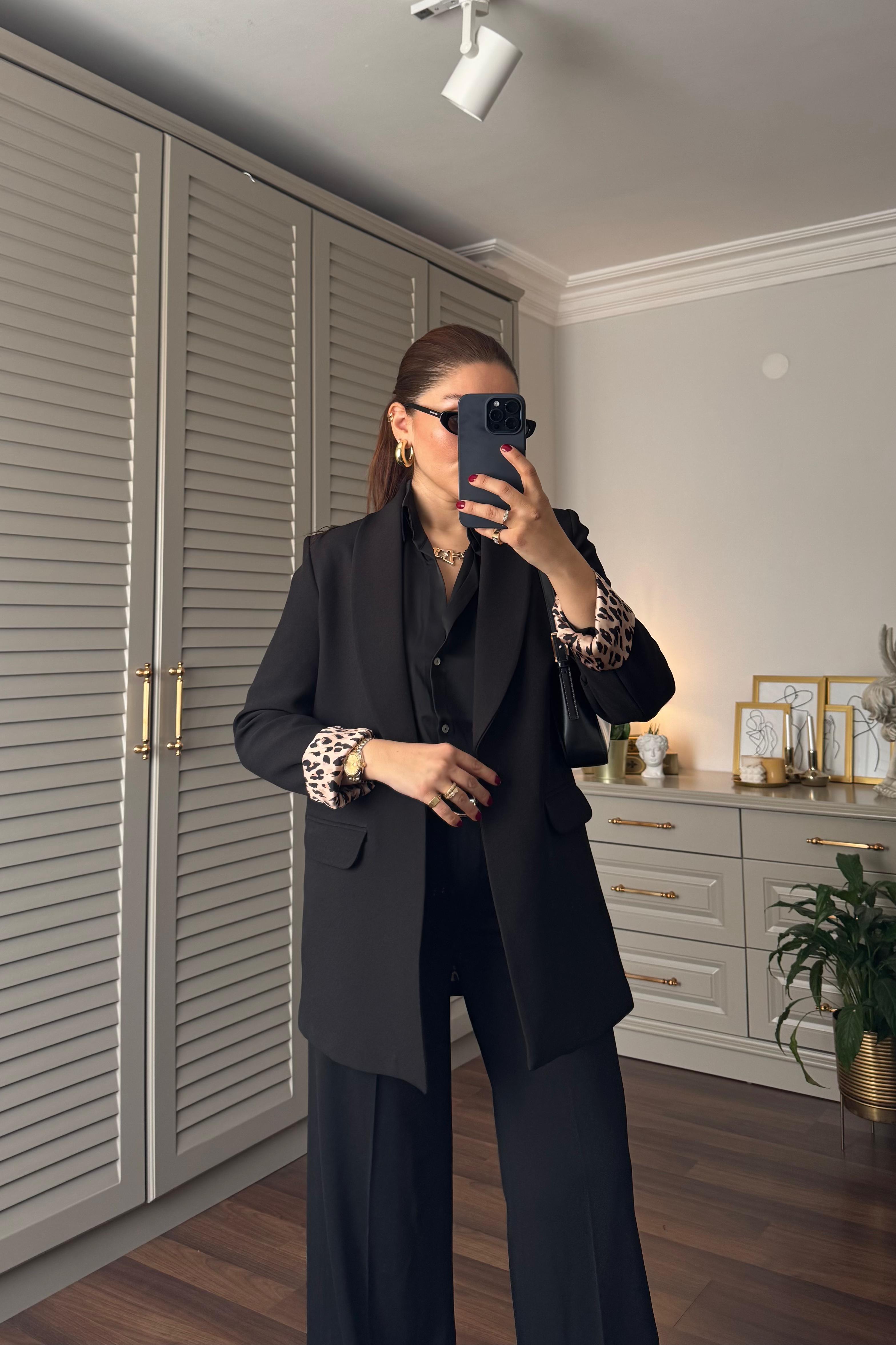 ŞAL YAKA BLAZER CEKET/9227