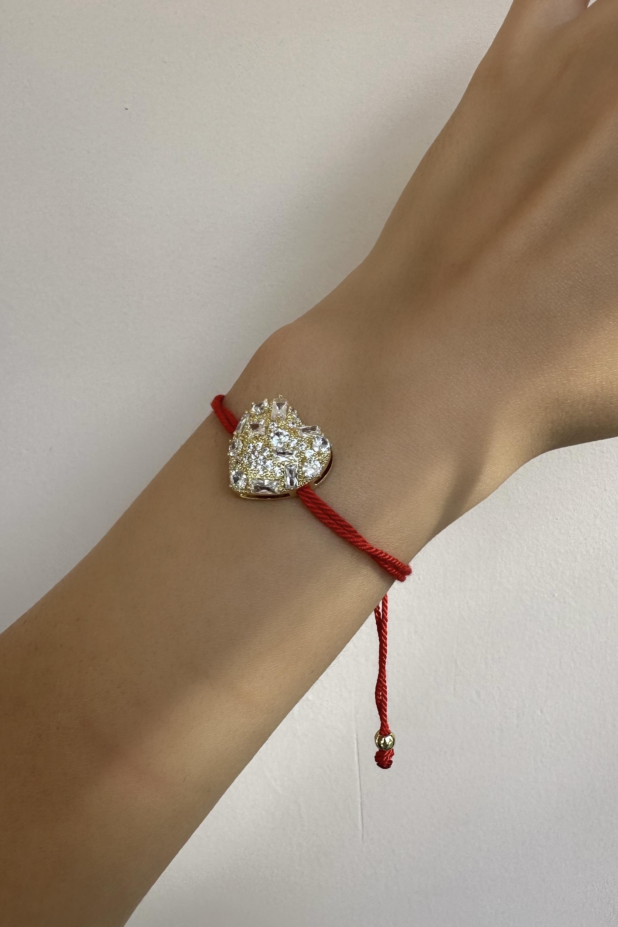 SERPME TAŞLI İP BİLEZİK