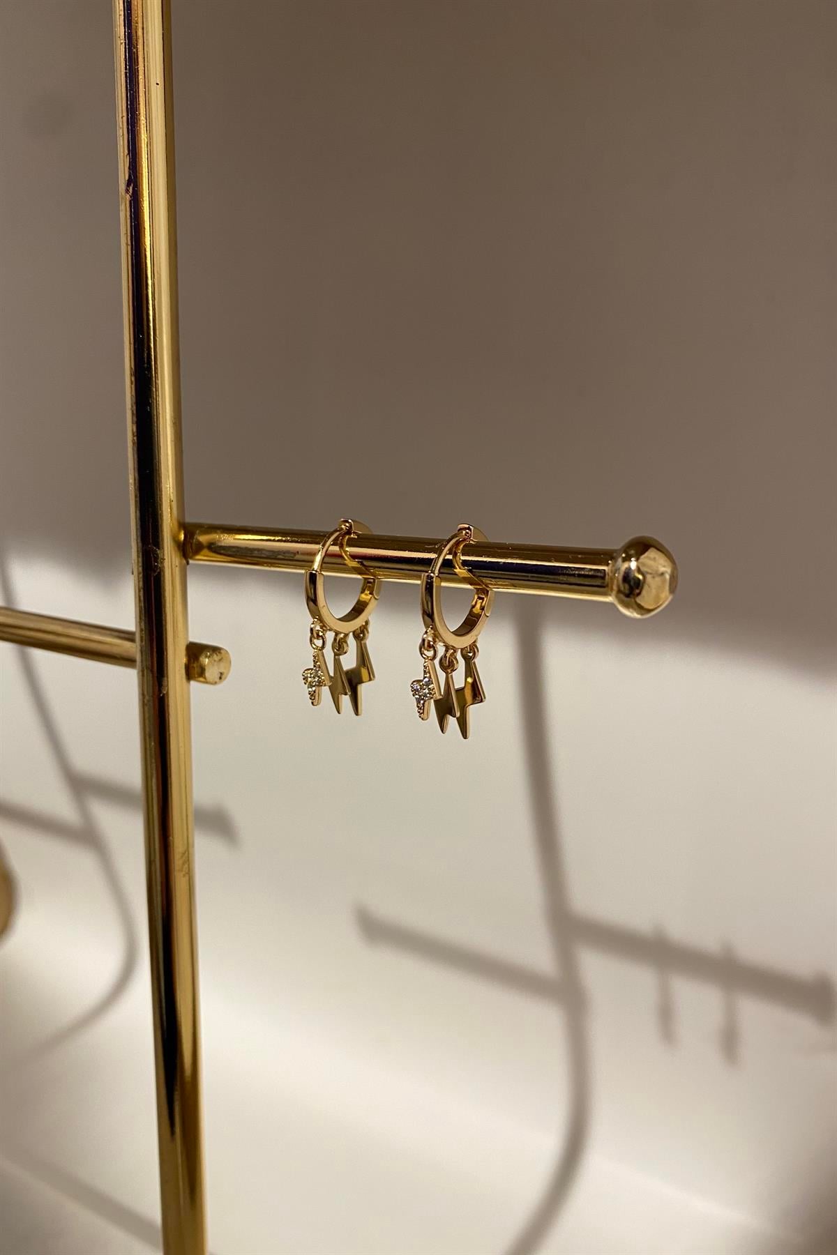 ŞİMŞEK SHAKIRA MODEL TAŞLI KÜPE