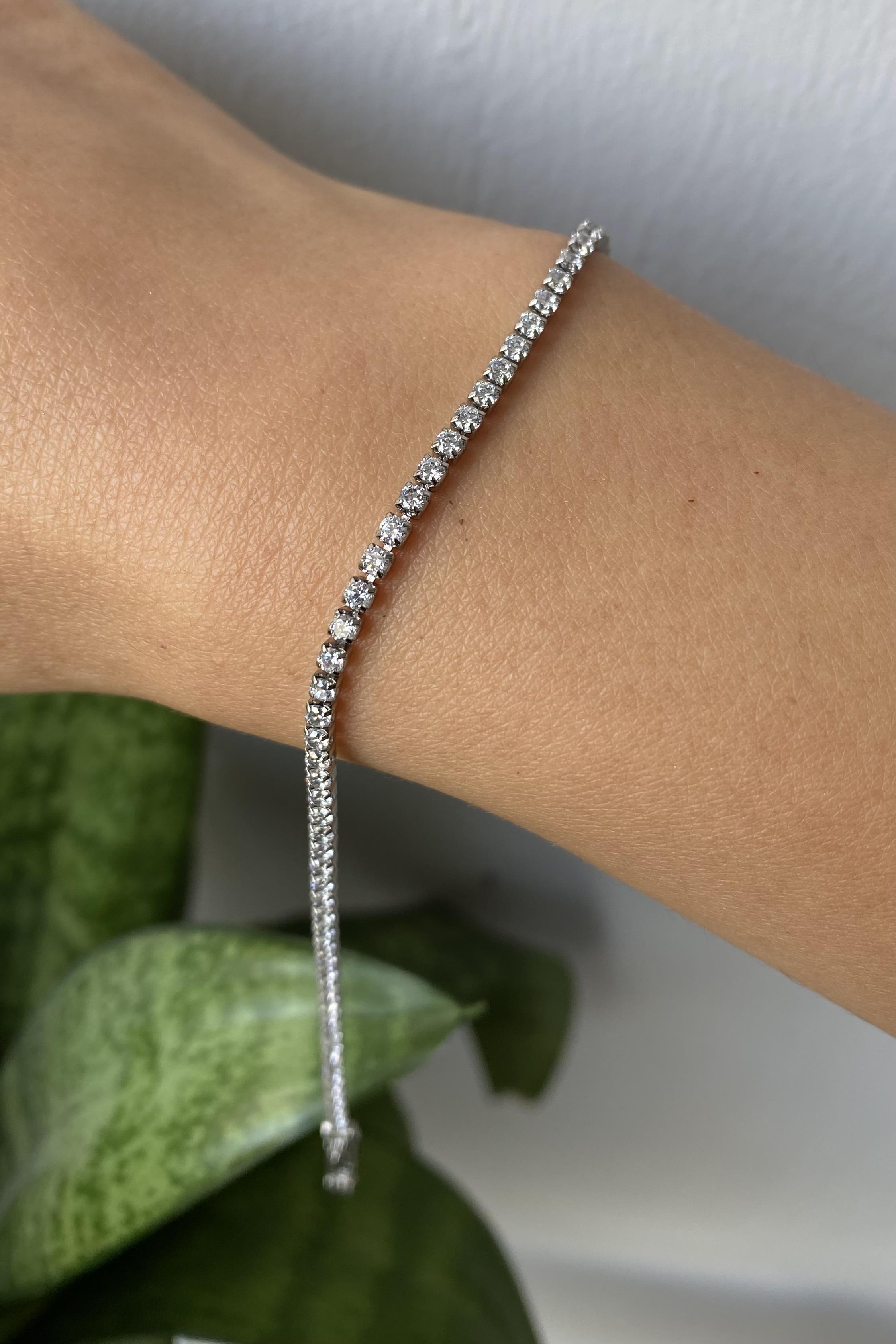 SU YOLU TAŞLI BİLEZİK 1mm