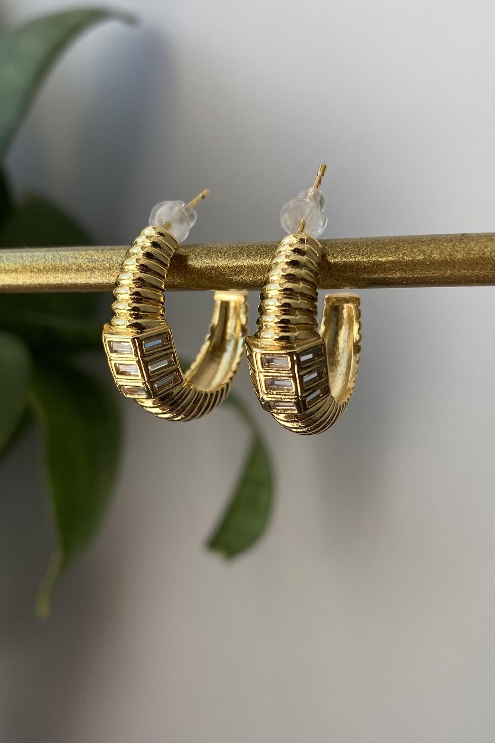 TAŞ KAFES VINTAGE HALKA KÜPE