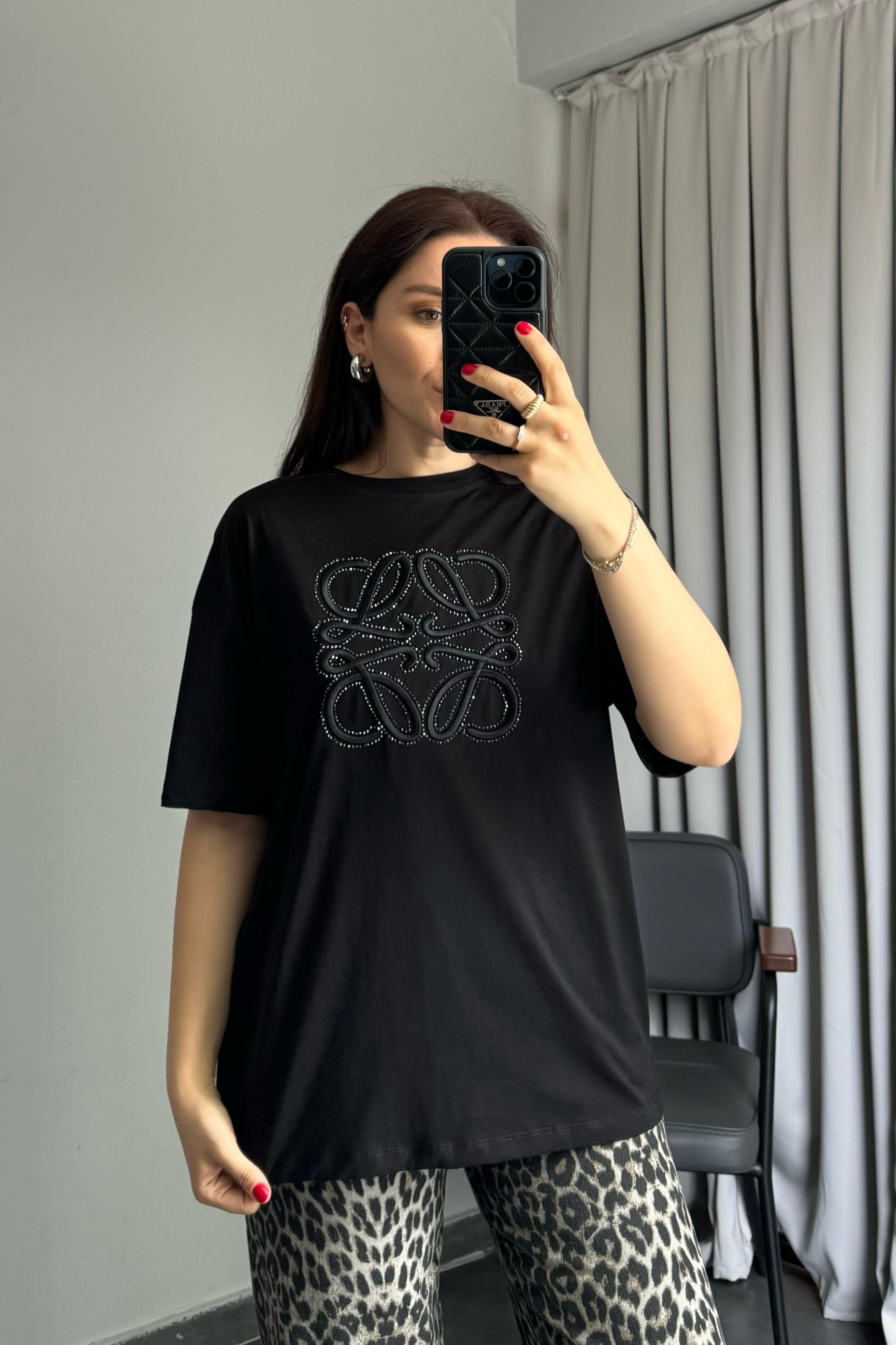 TAŞ NAKIŞLI LOEWE BASİC T-SHİRT/4787