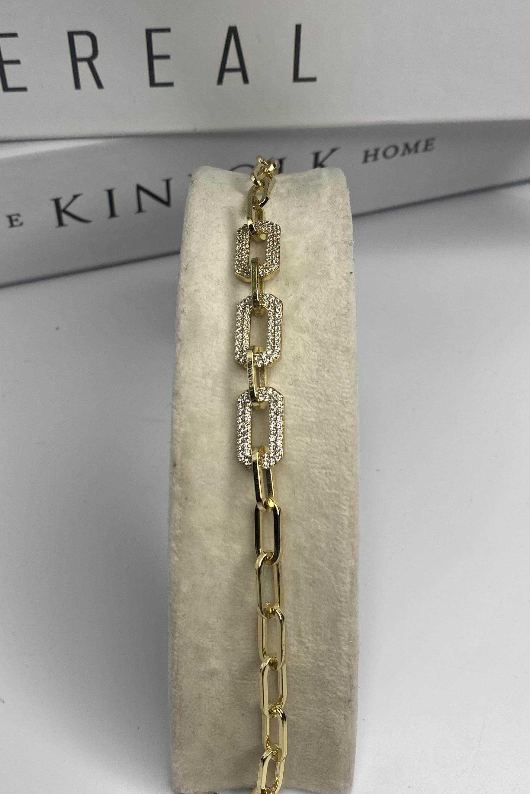 TAŞLI IZGARA BİLEZİK