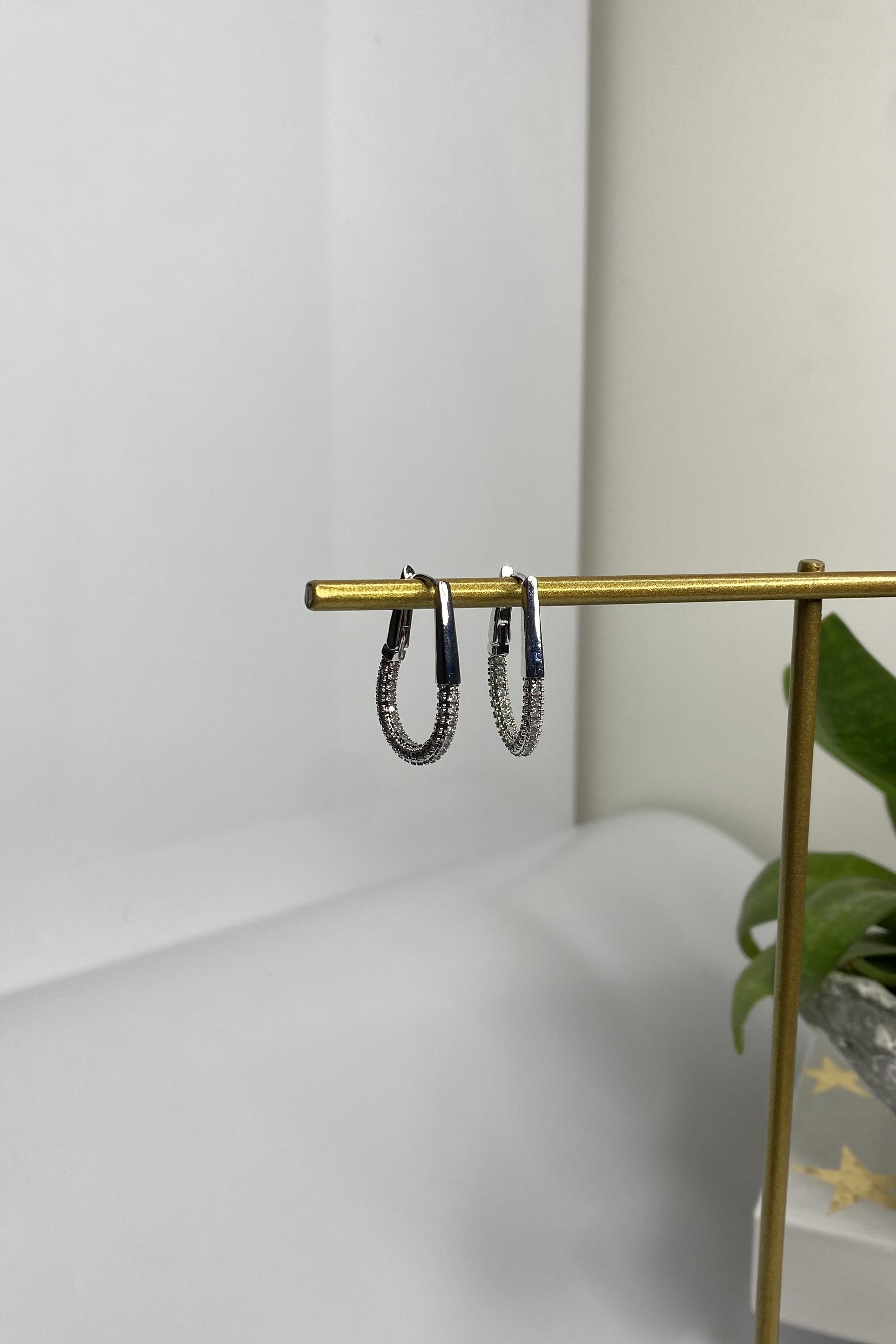 TAŞLI-TIFFANY KÜPE