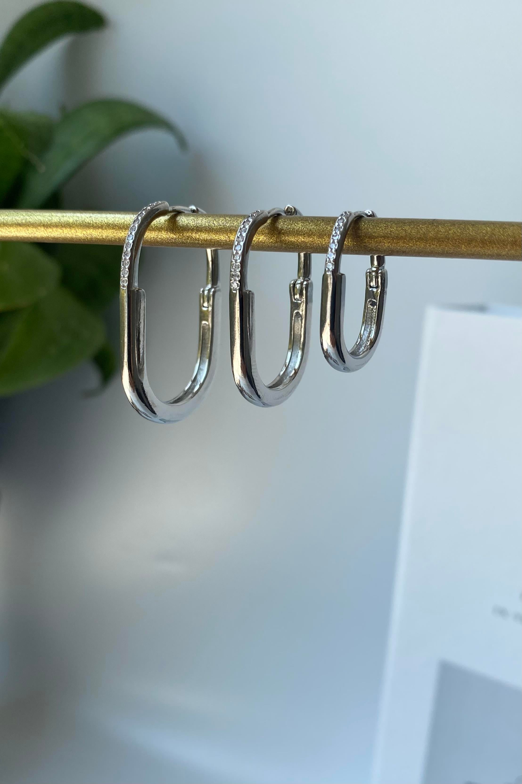 TAŞLI TİFFANY ÜÇLÜ KÜPE