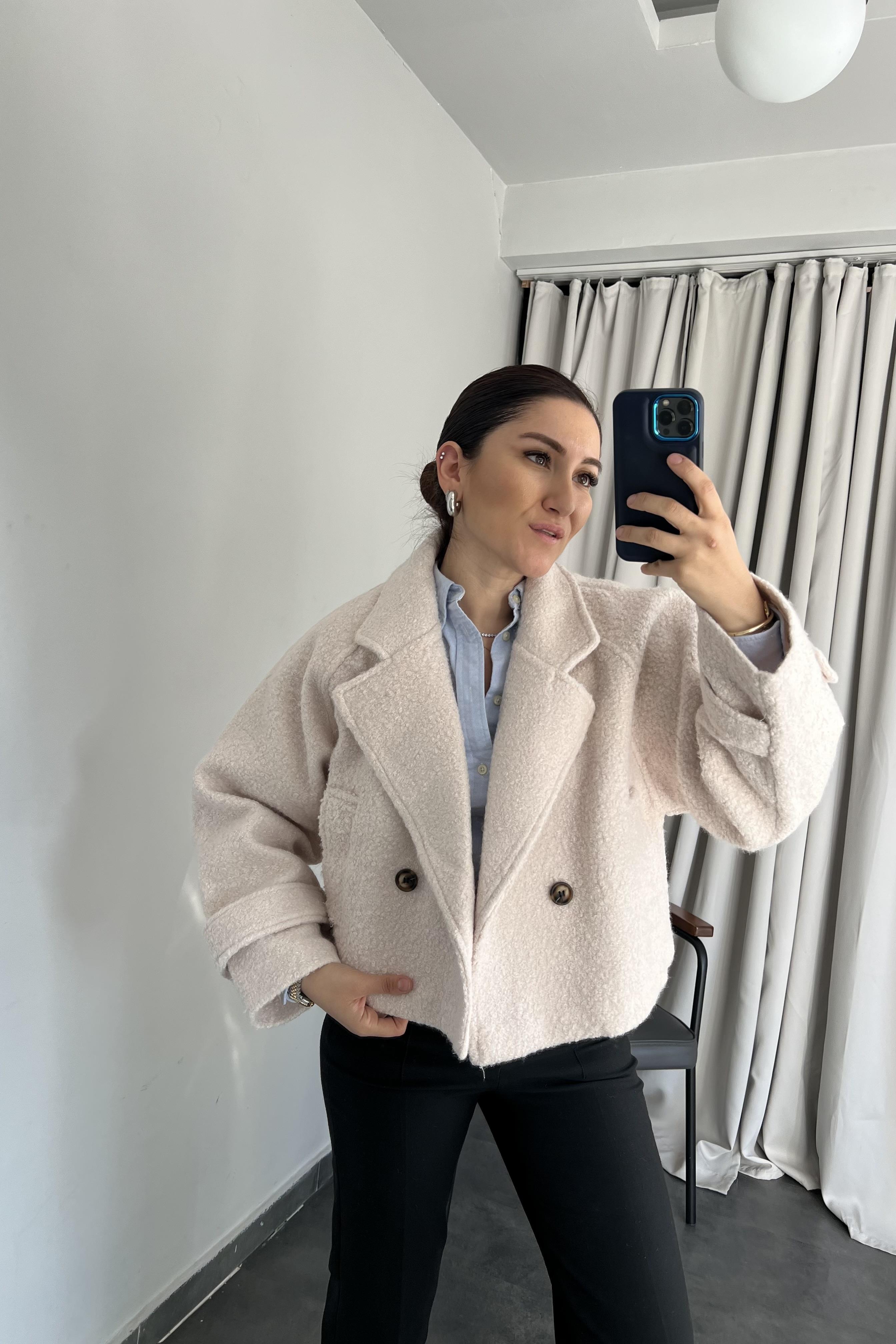 TEDDY CEPLİ CEKET/9363