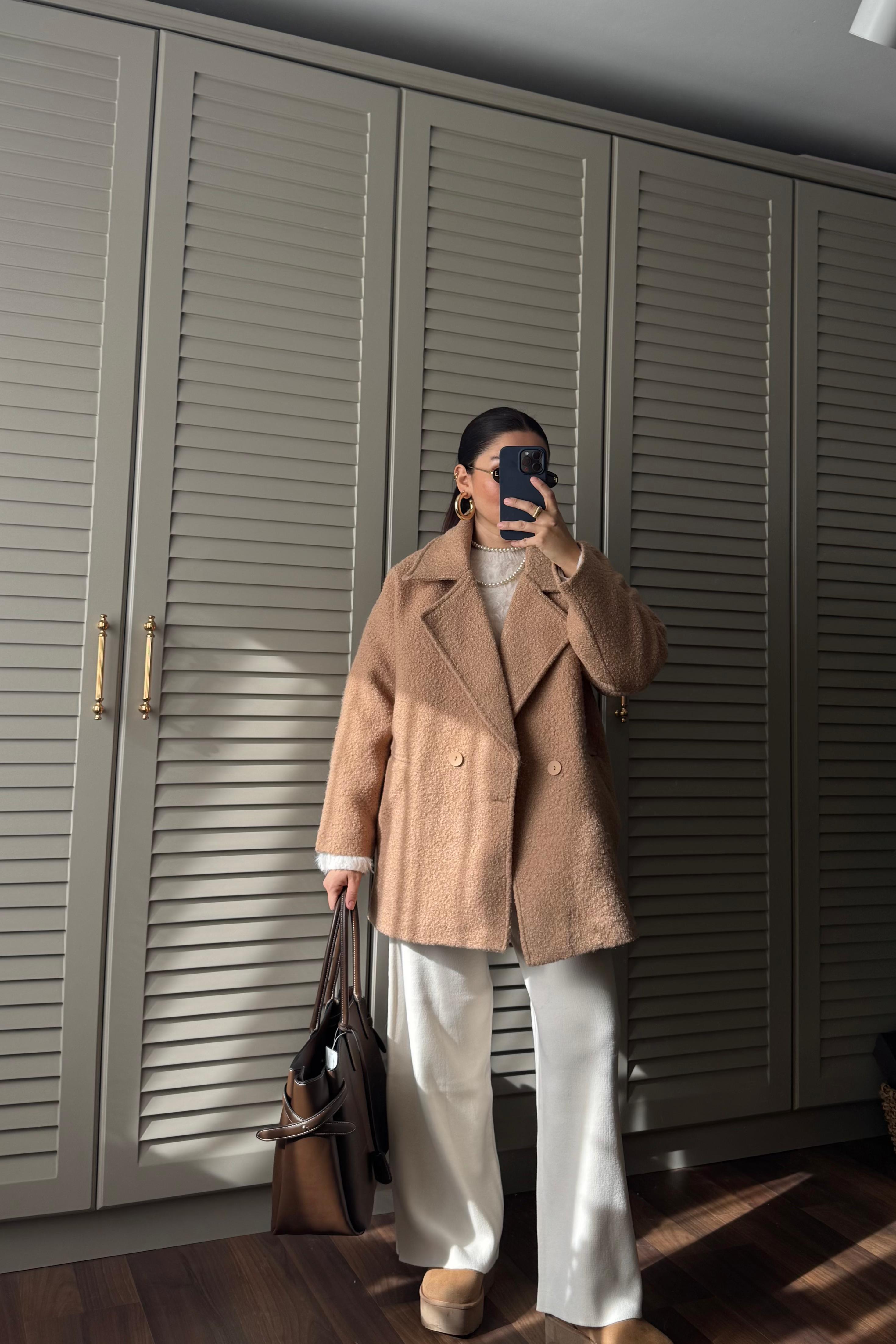 TEDDY DÜĞMELİ CEKET/9243