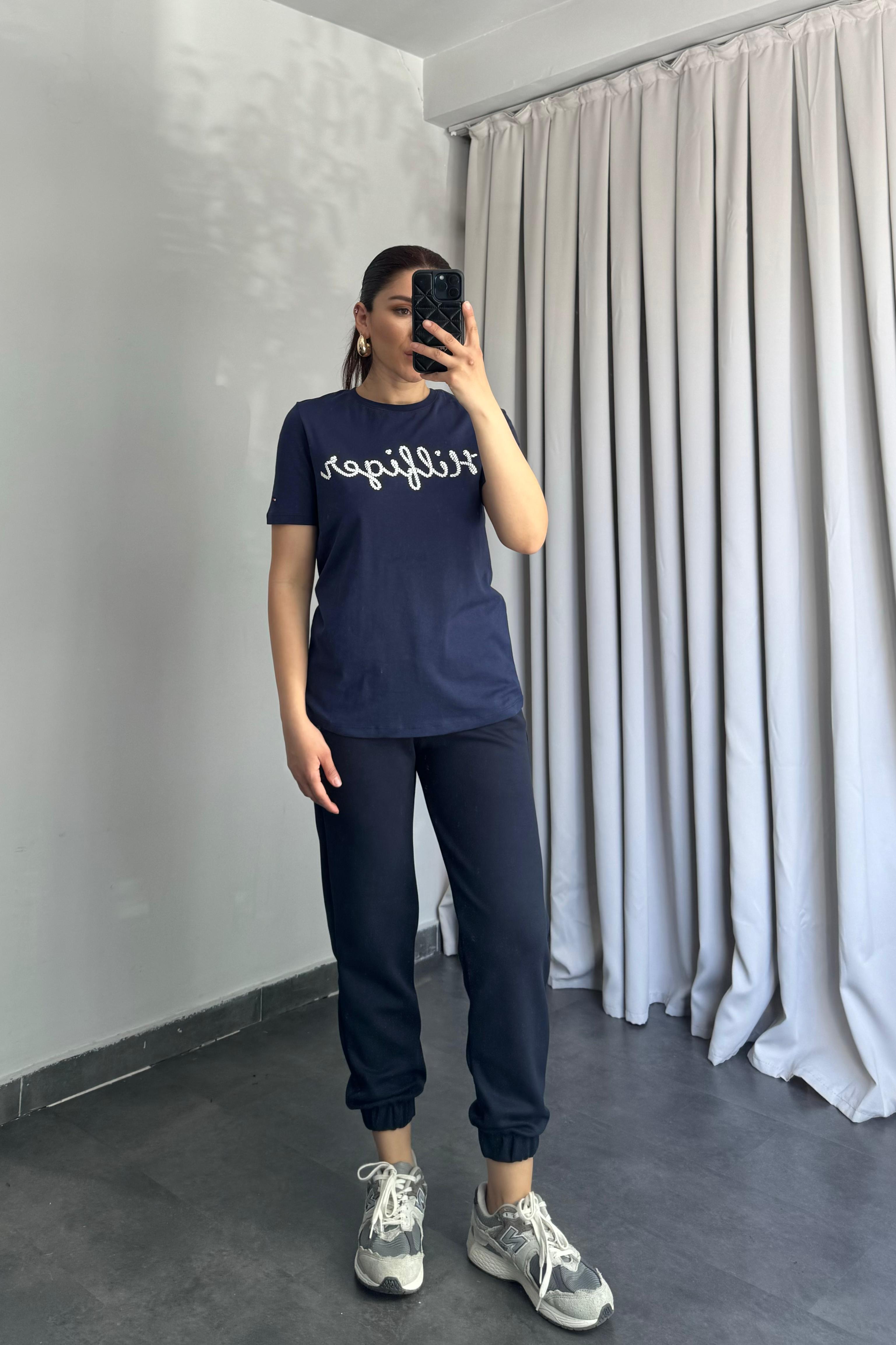 TH YAZILI BASIC T-SHIRT