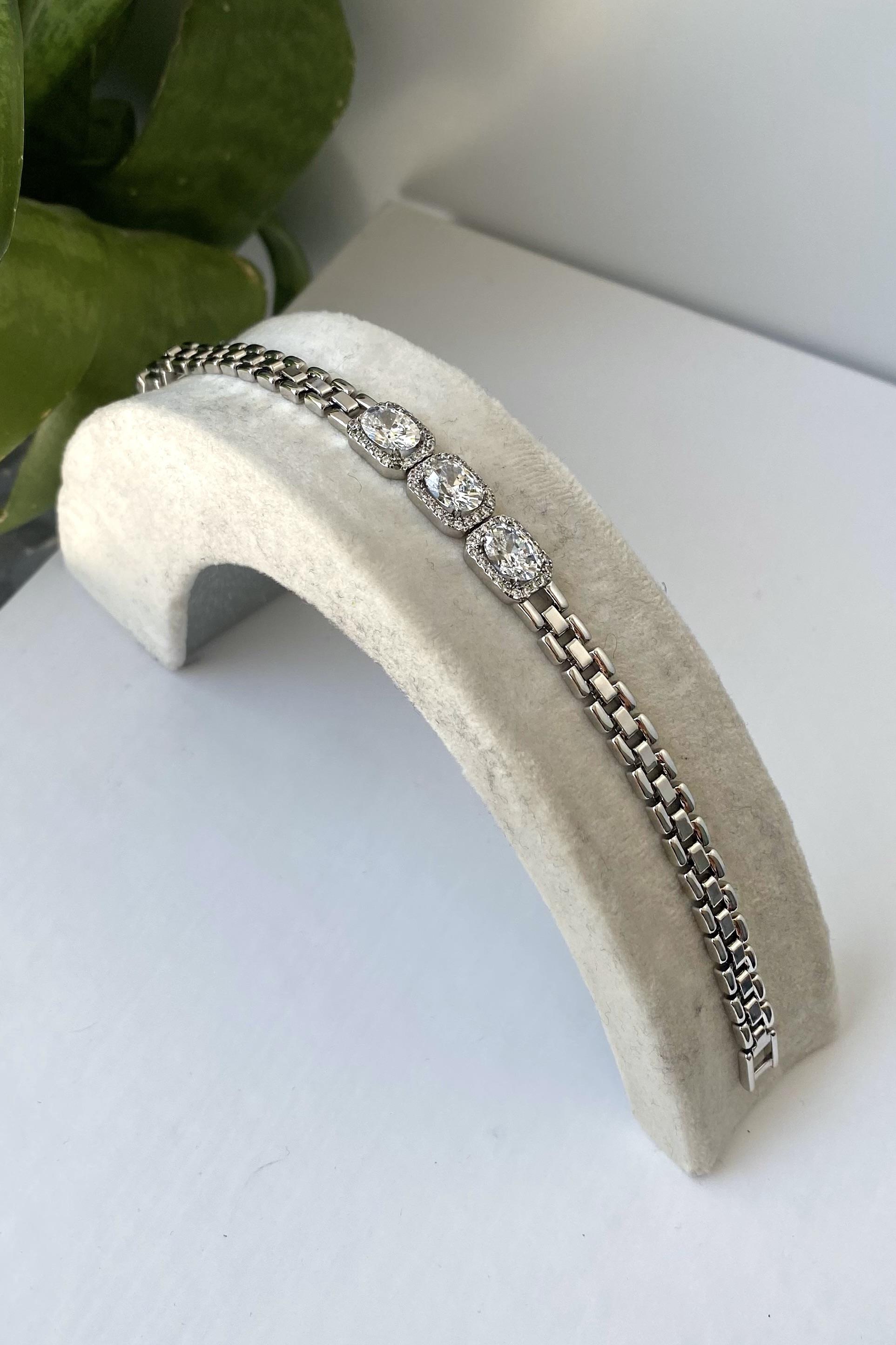 ÜÇLÜ BAGET KORDON ZİNCİR BİLEZİK