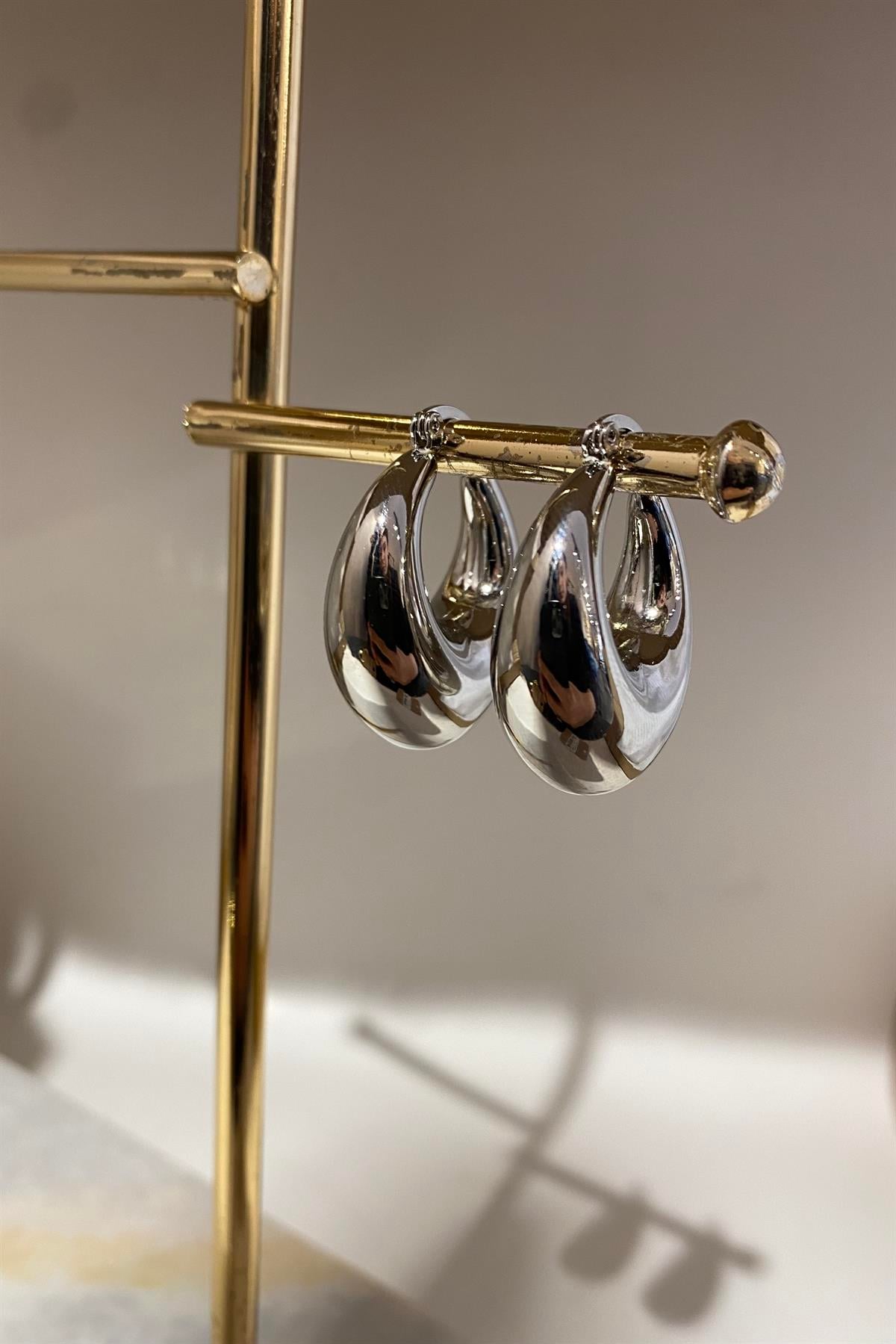 V VİNTAGE HALKA KÜPE 3cm