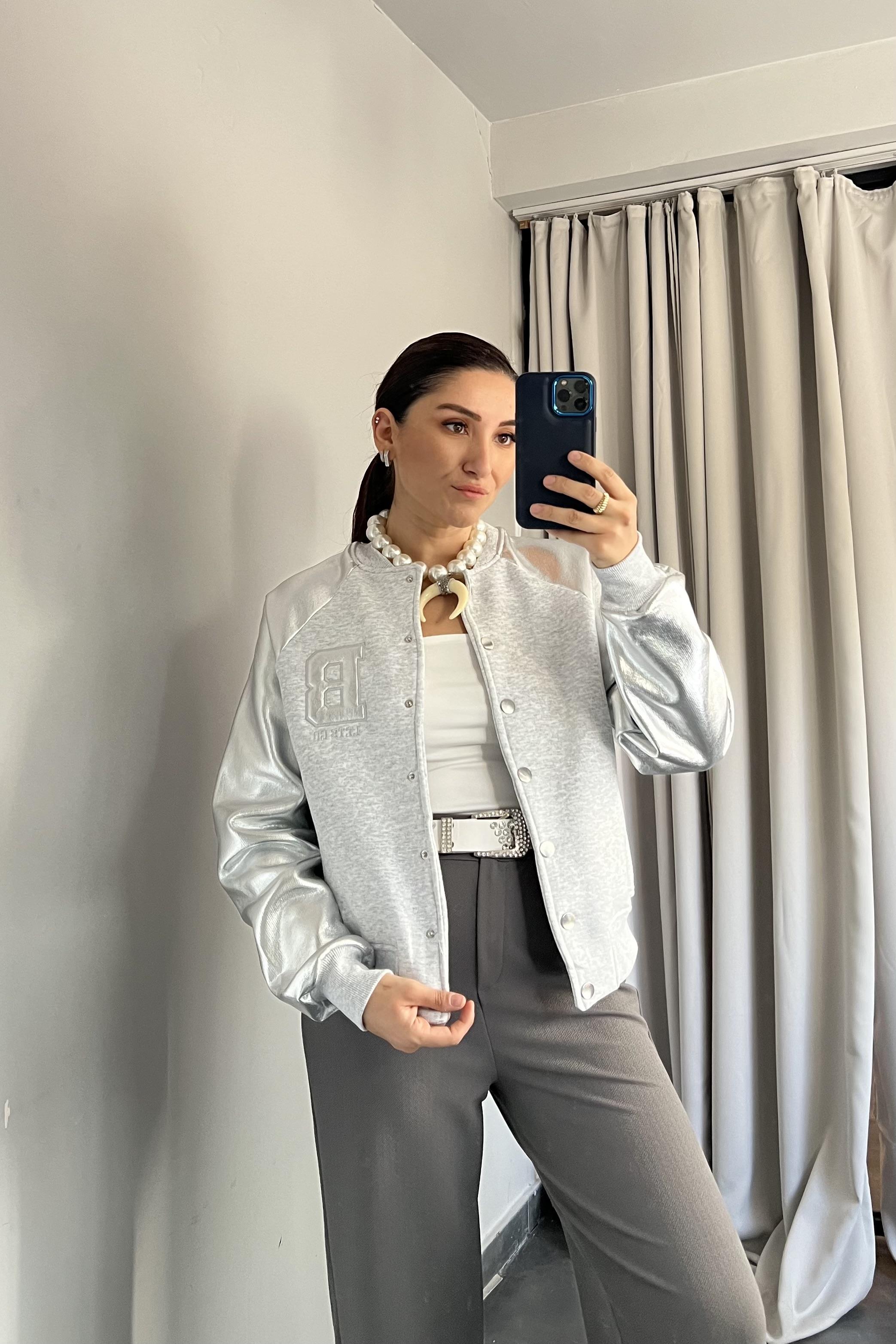 VARAK BASKI KOLLU KOLEJ CEKET/8426