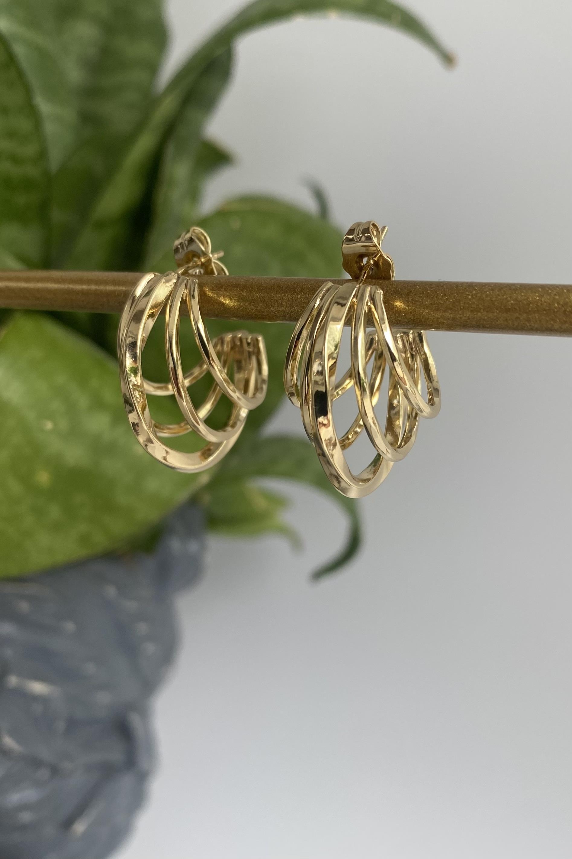 VİNTAGE ÇOKLU ÇİVİ KÜPE