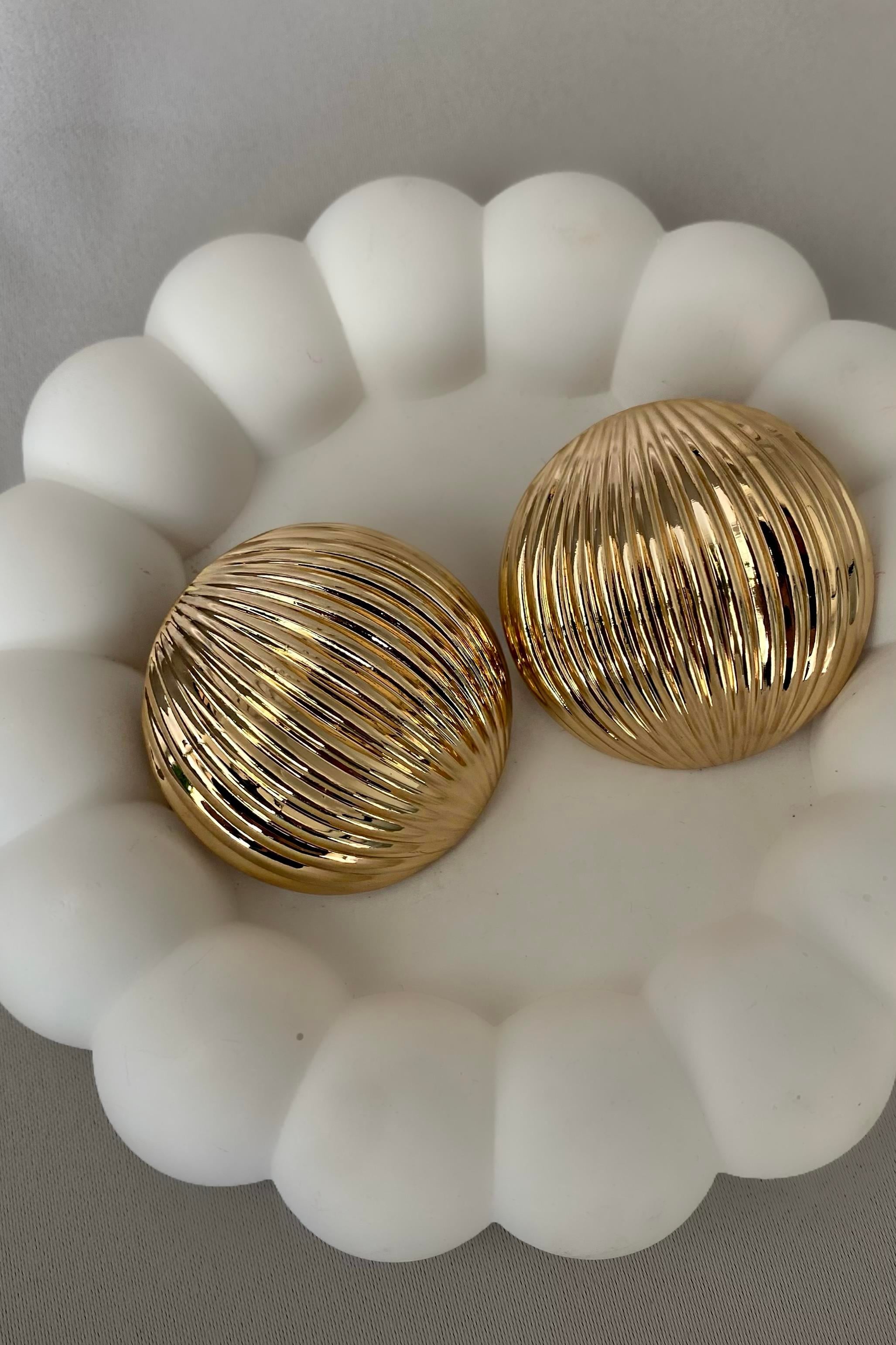 VINTAGE GEOMETRİ ÇİVİLİ KÜPE