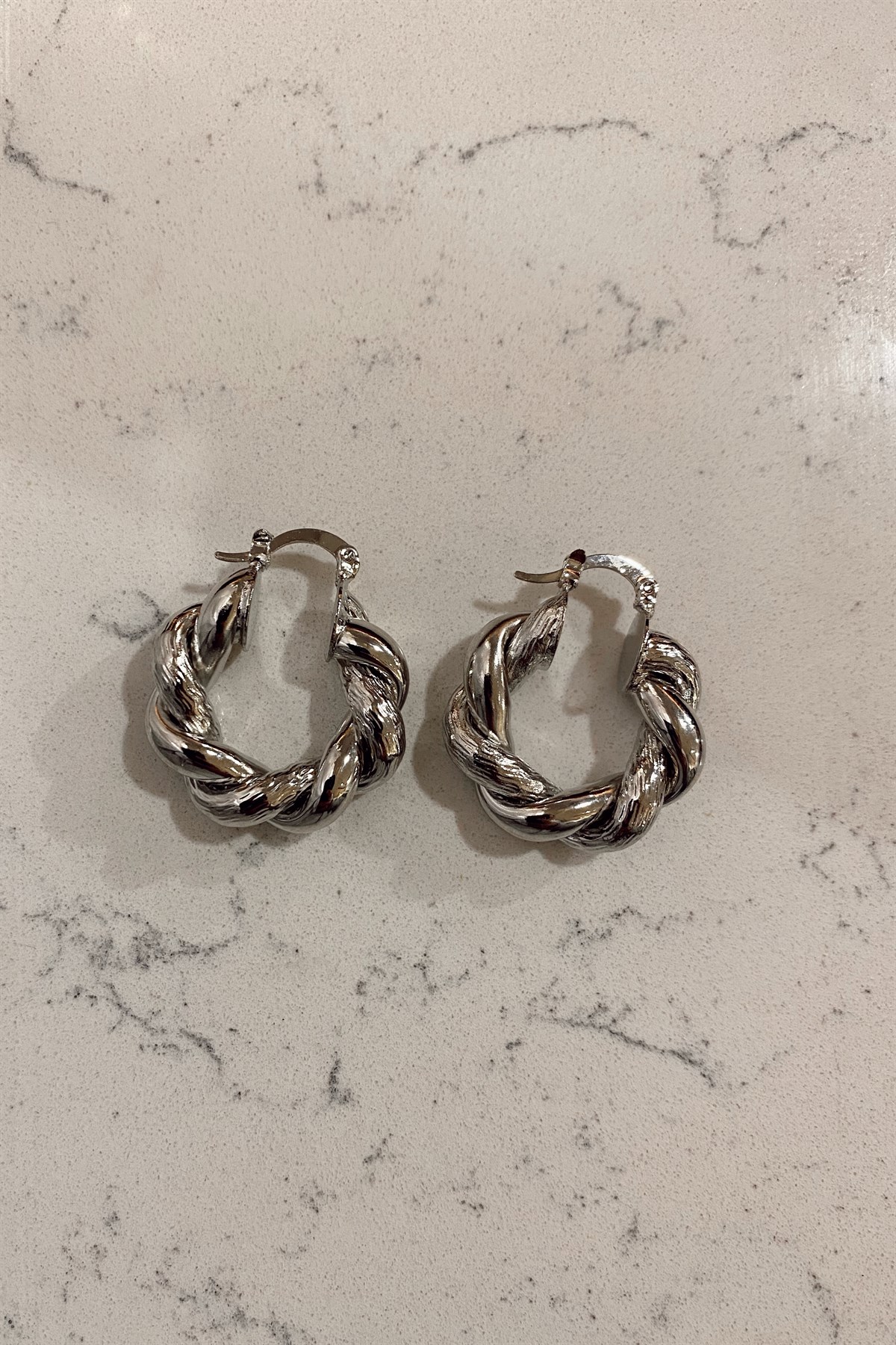 VINTAGE SARMALI HALKA KÜPE 2,5cm