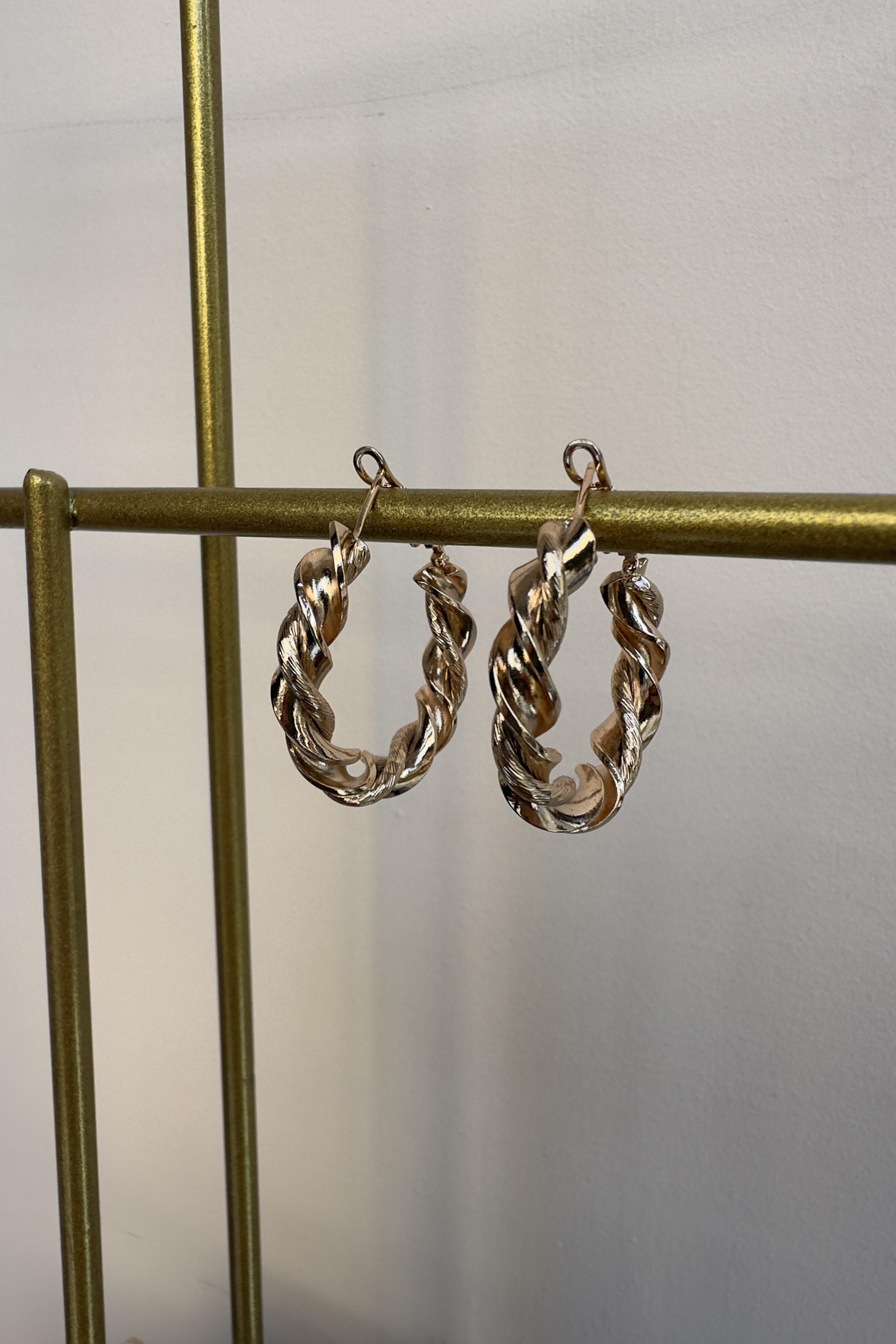 VINTAGE SARMALI HALKA KÜPE 3cm