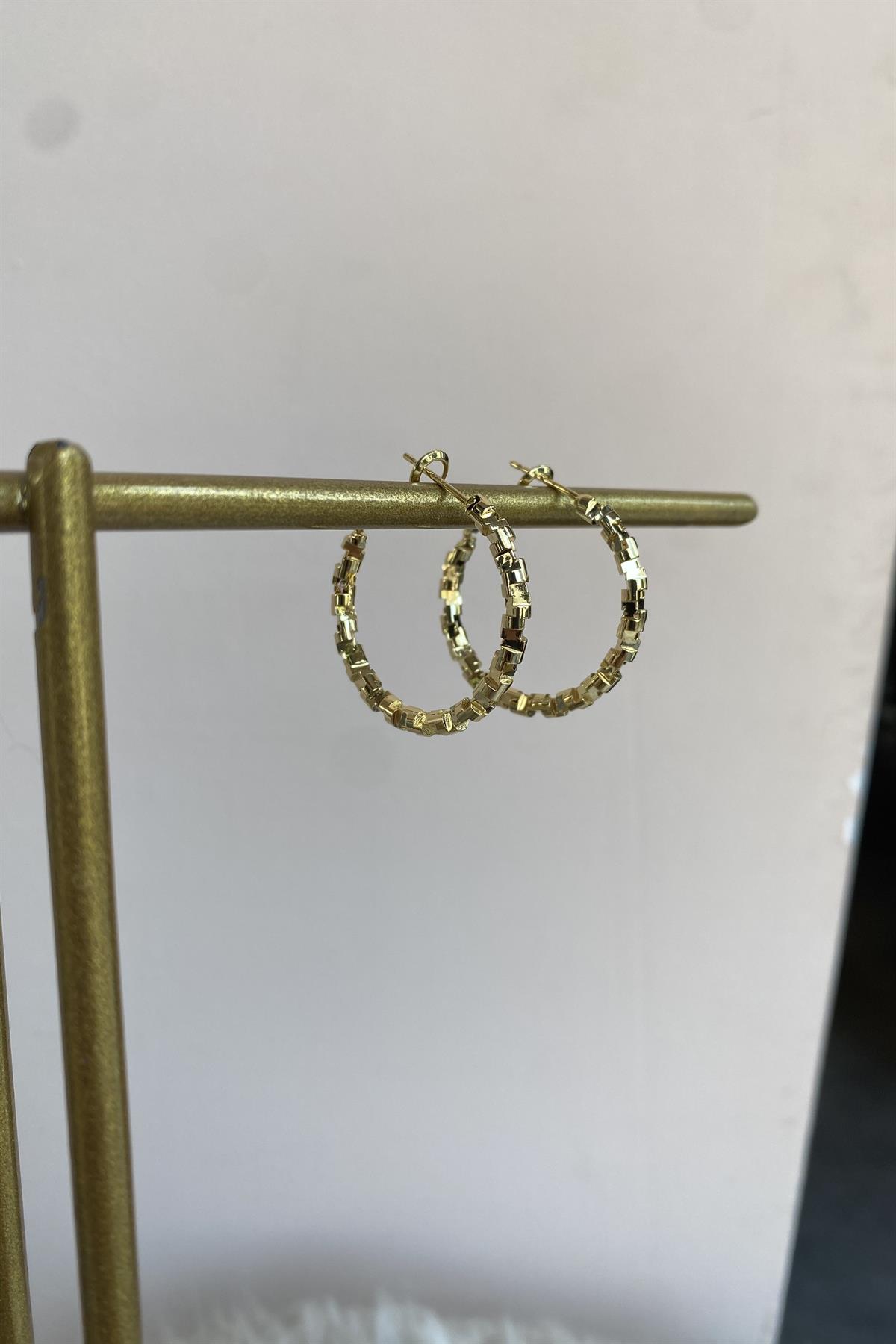 VINTAGE TETRİS HALKA KÜPE