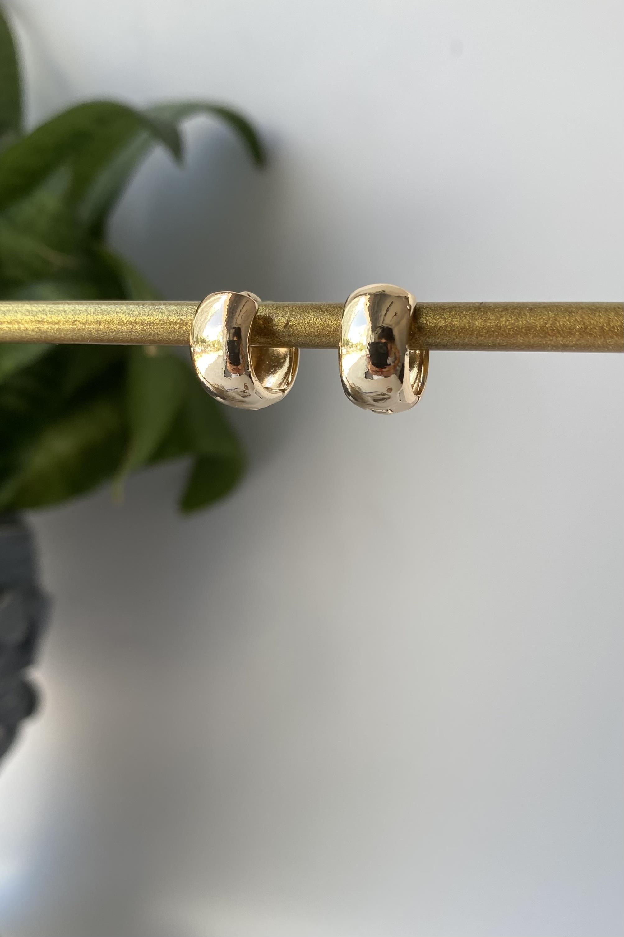 YASSI HALKA KÜPE 1.3CM