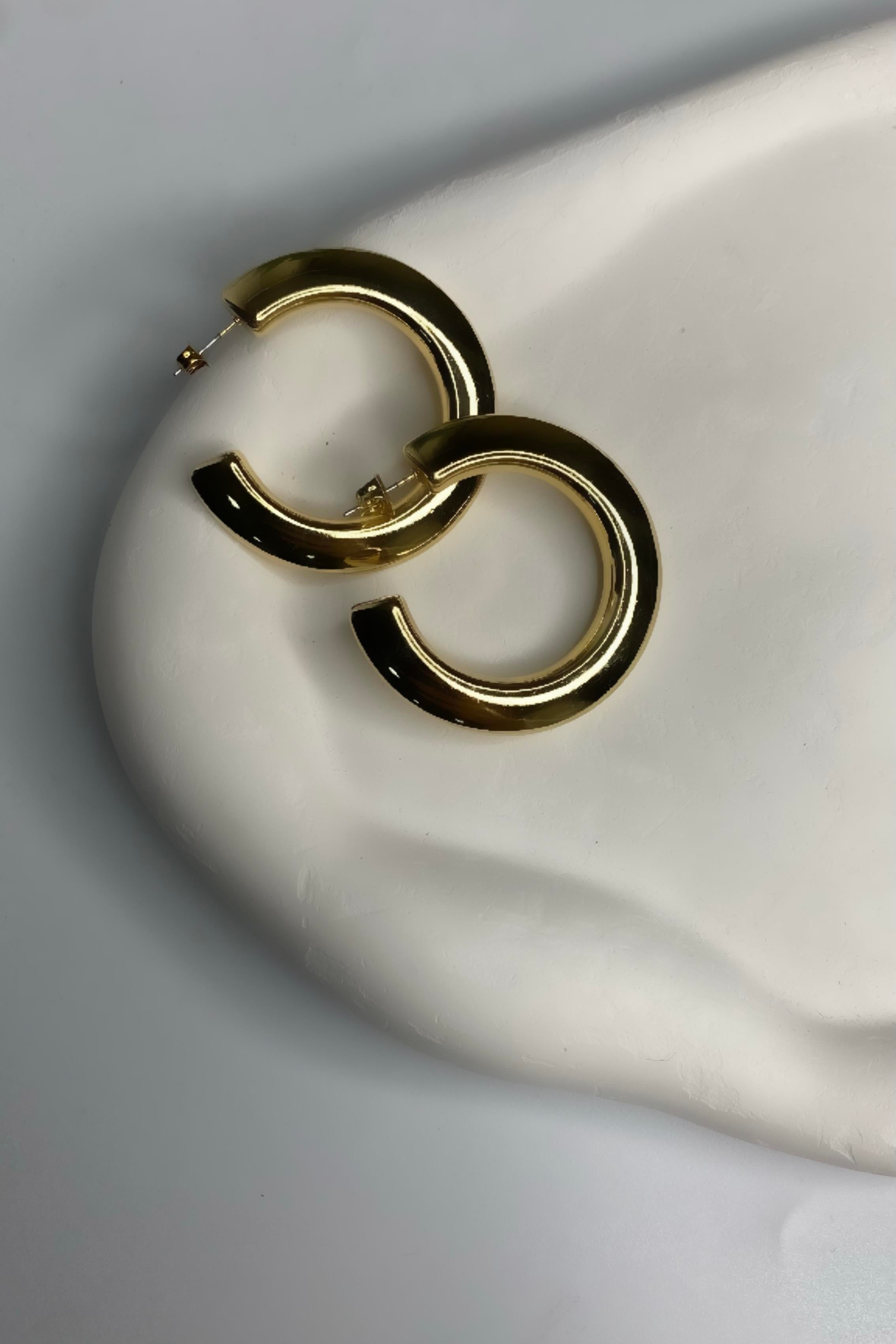 YASSI HALKA KÜPE 4cm