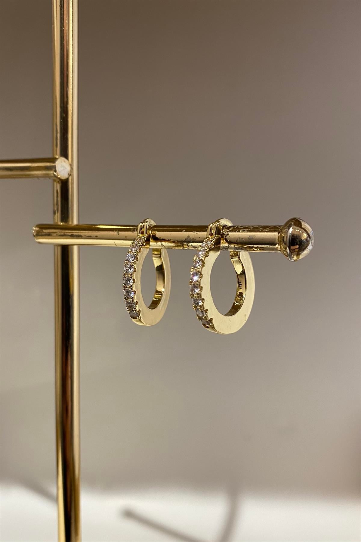 YASSI TAŞLI VINTAGE KÜPE