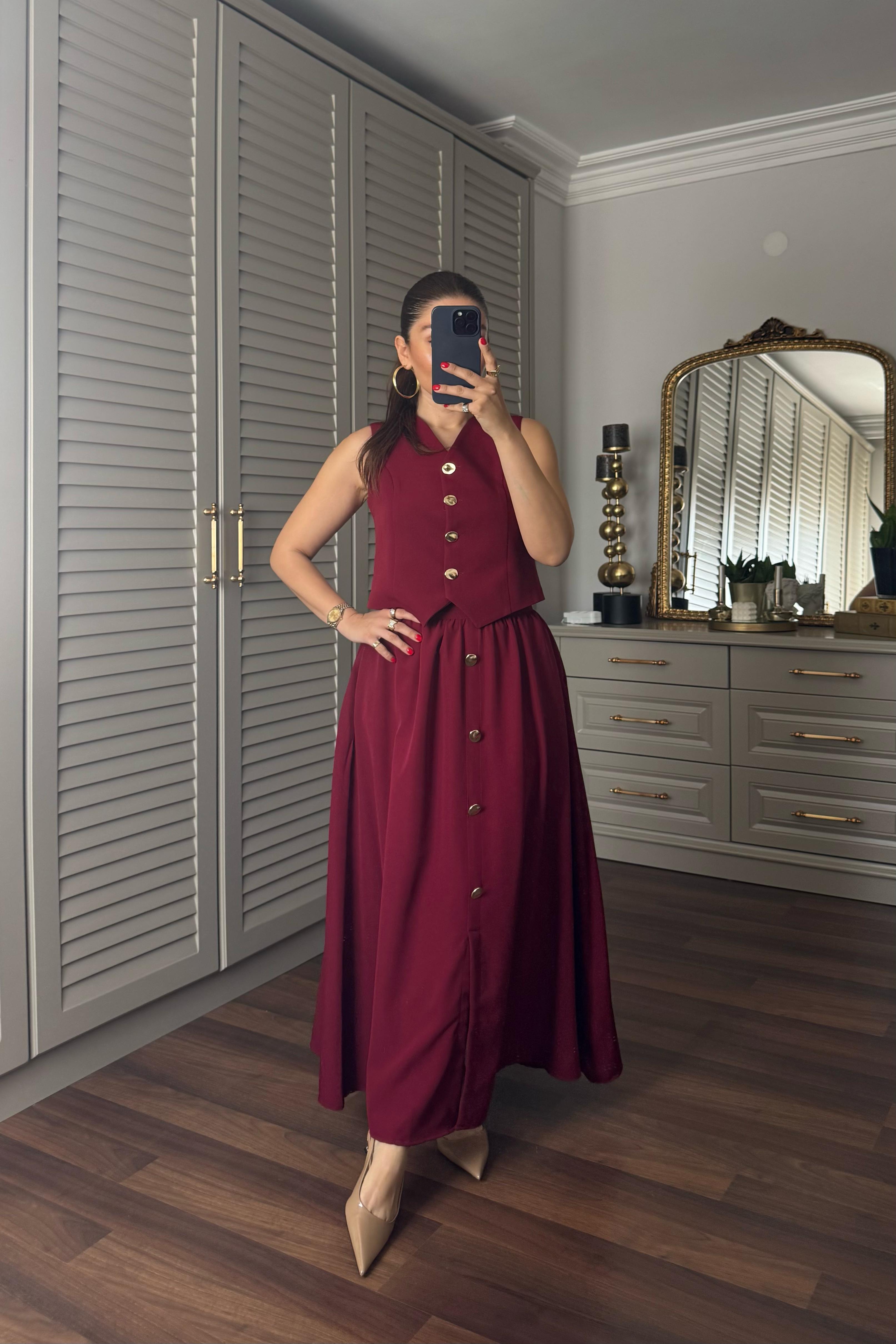 YELEKLİ ETEK TAKIM/0640