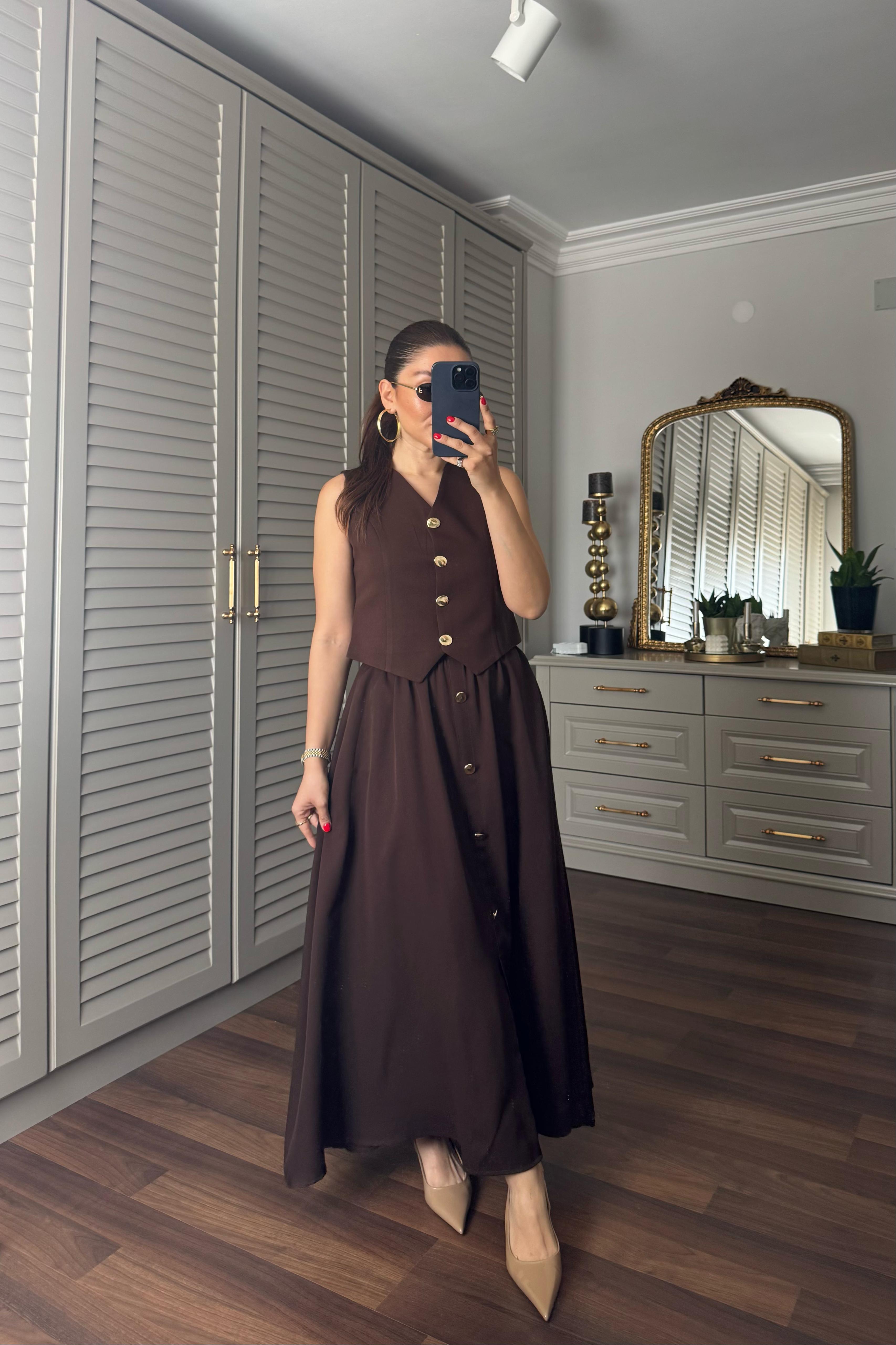 YELEKLİ ETEK TAKIM/0640