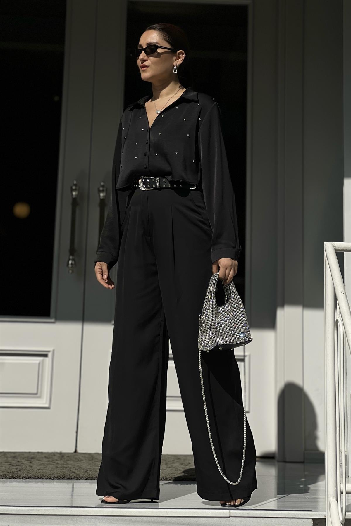 YÜKSEK BEL PALAZZO PANTOLON/9064