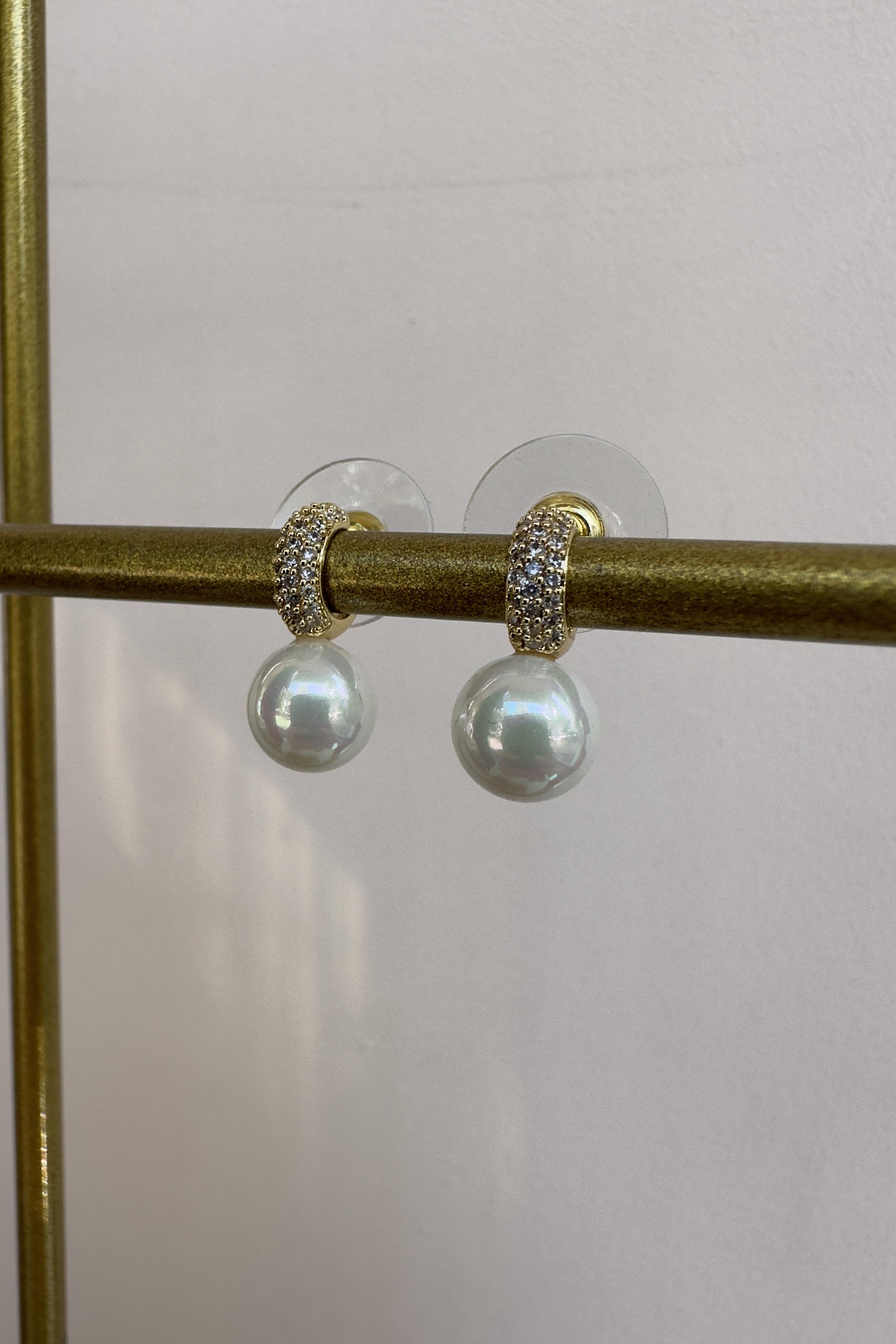 ZİRKON TAŞLI İNCİ TOPLU KÜPE