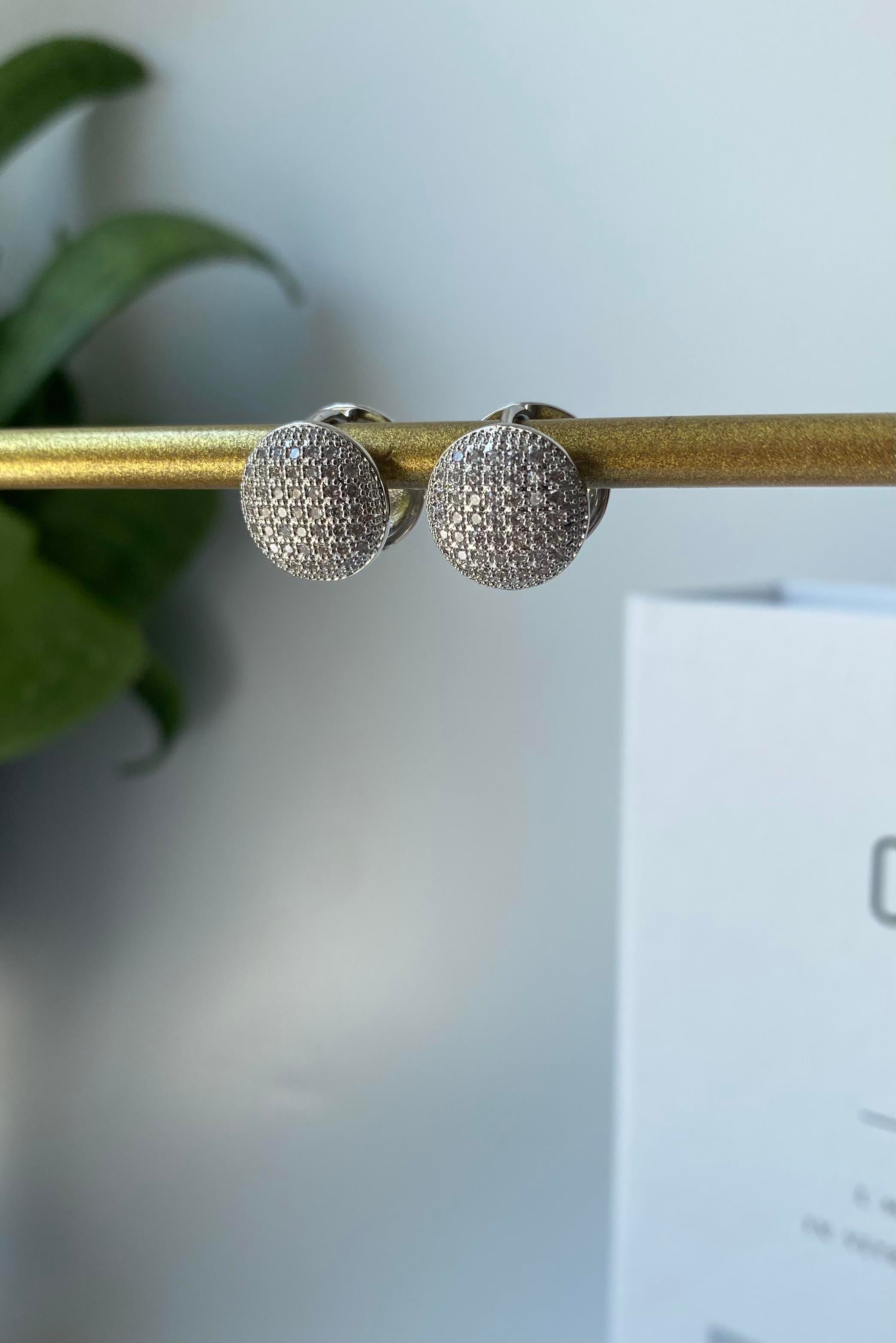 ZİRKON TAŞLI TOP HALKA KÜPE