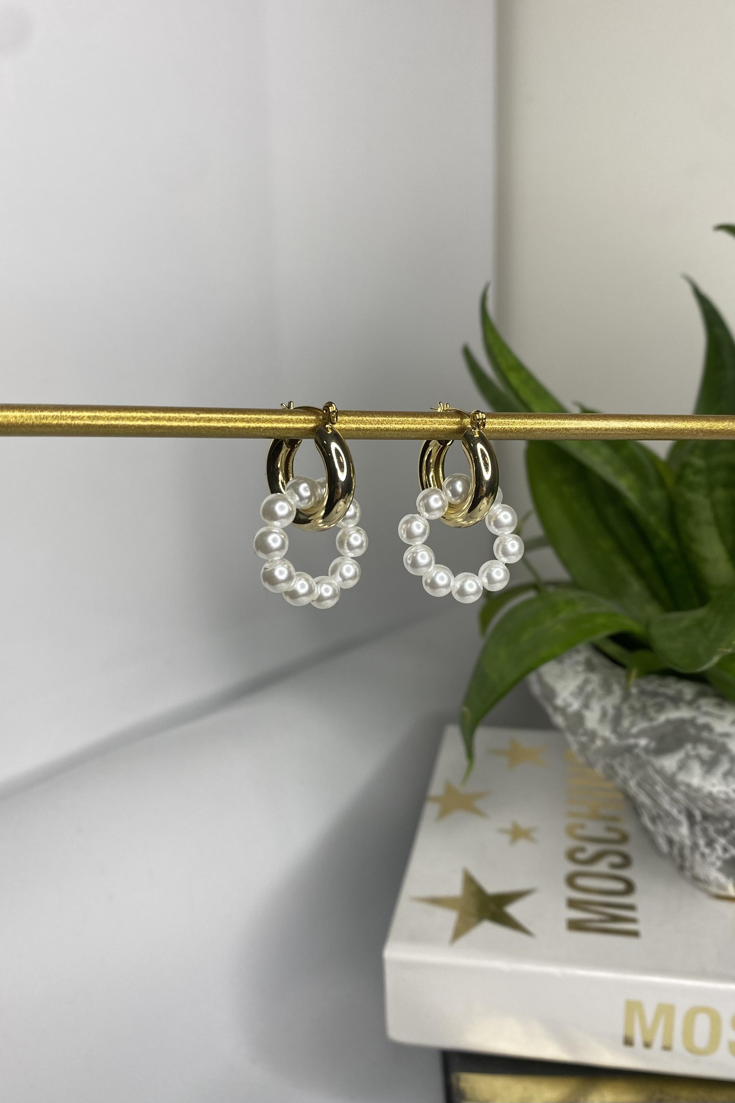 ZİRKON TAŞLI ÜÇGEN KÜPE