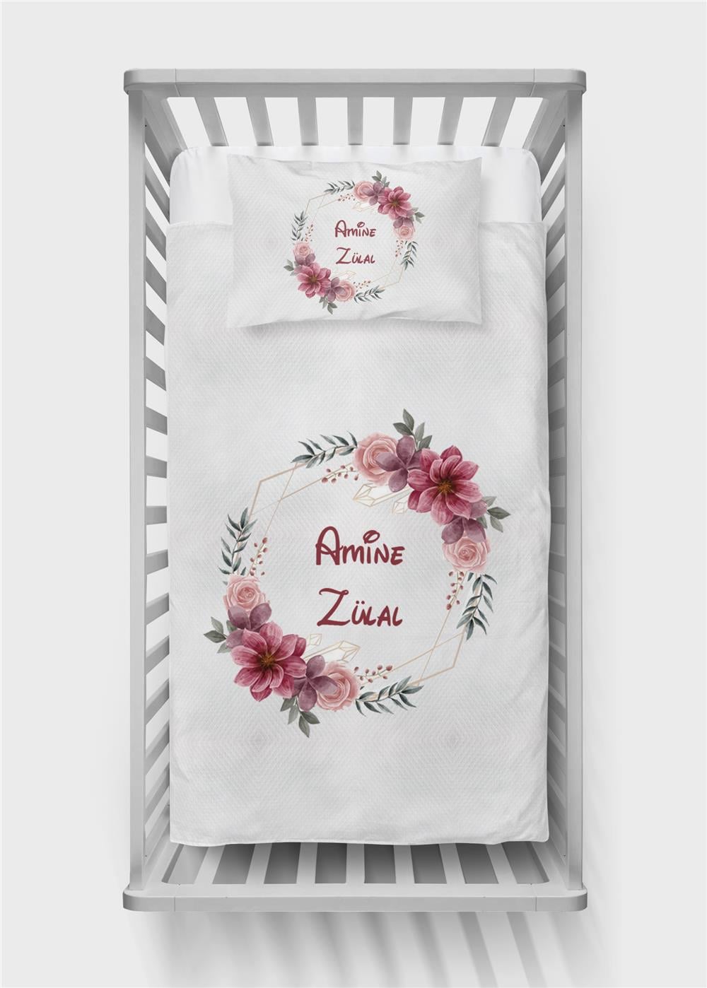 İsimli Bebek Pike Takımı