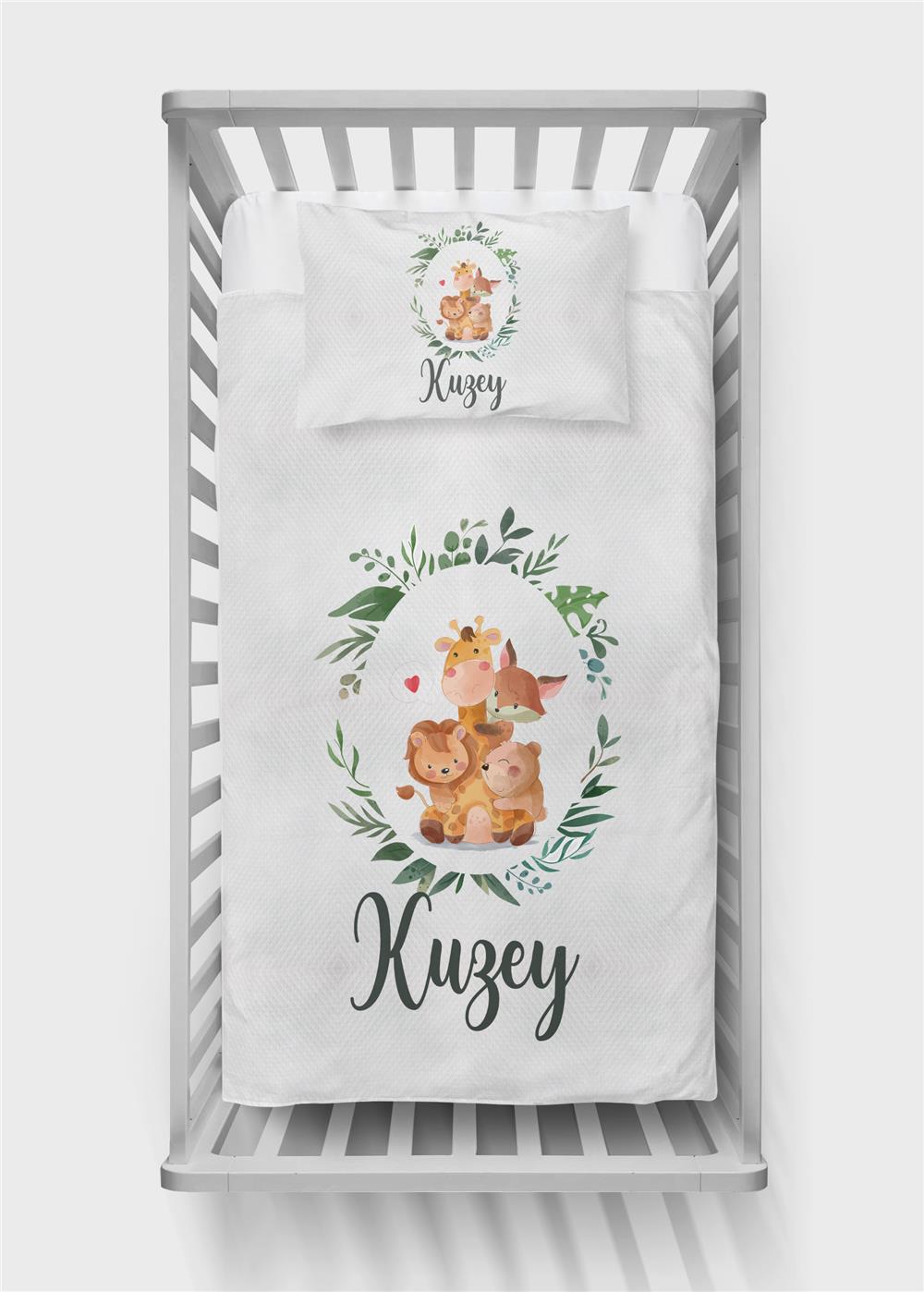 İsimli Bebek Pike Takımı