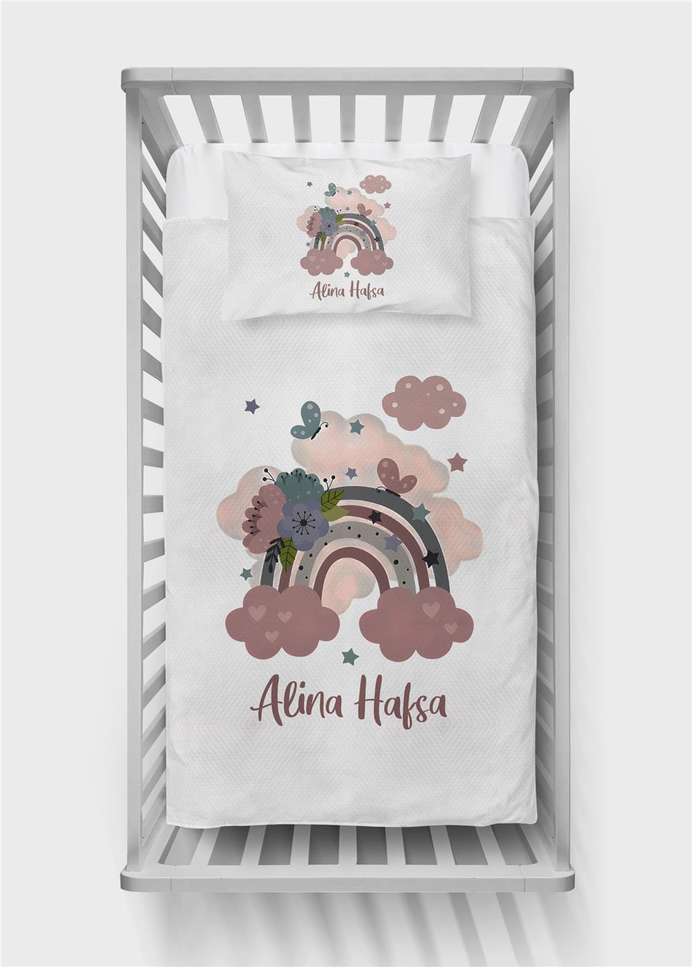 İsimli Bebek Pike Takımı