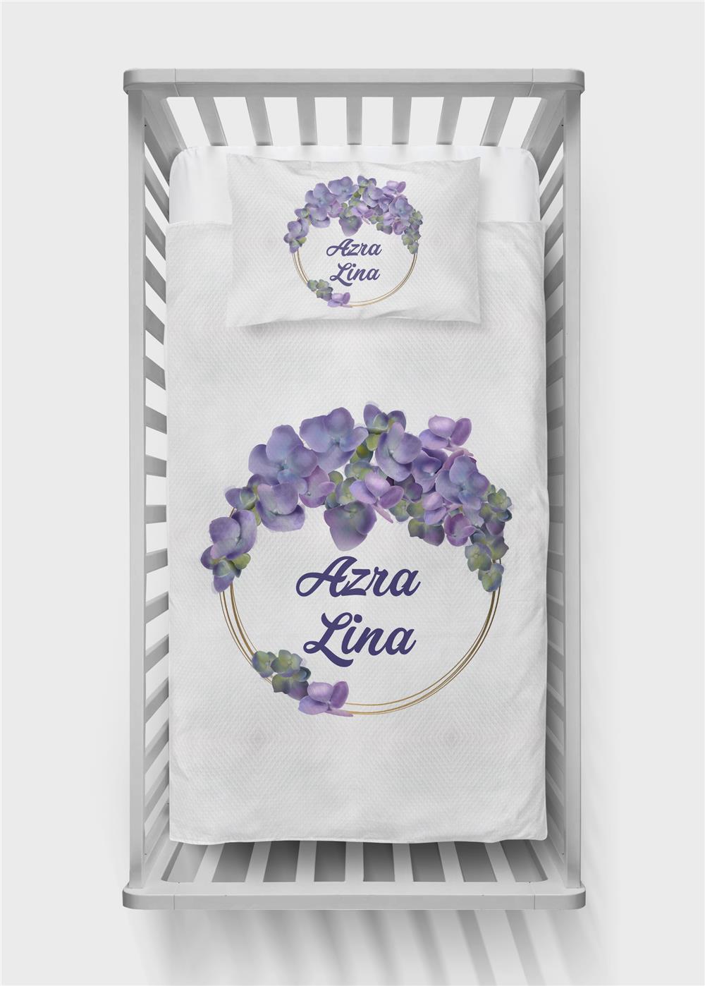 İsimli Bebek Pike Takımı