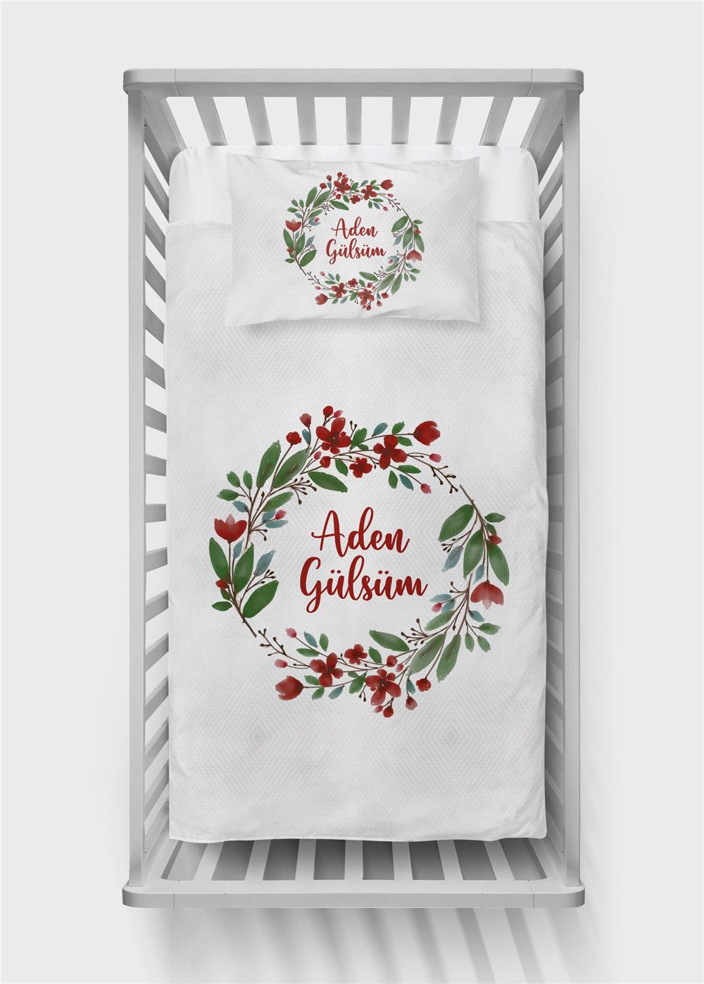 İsimli Bebek Pike Takımı