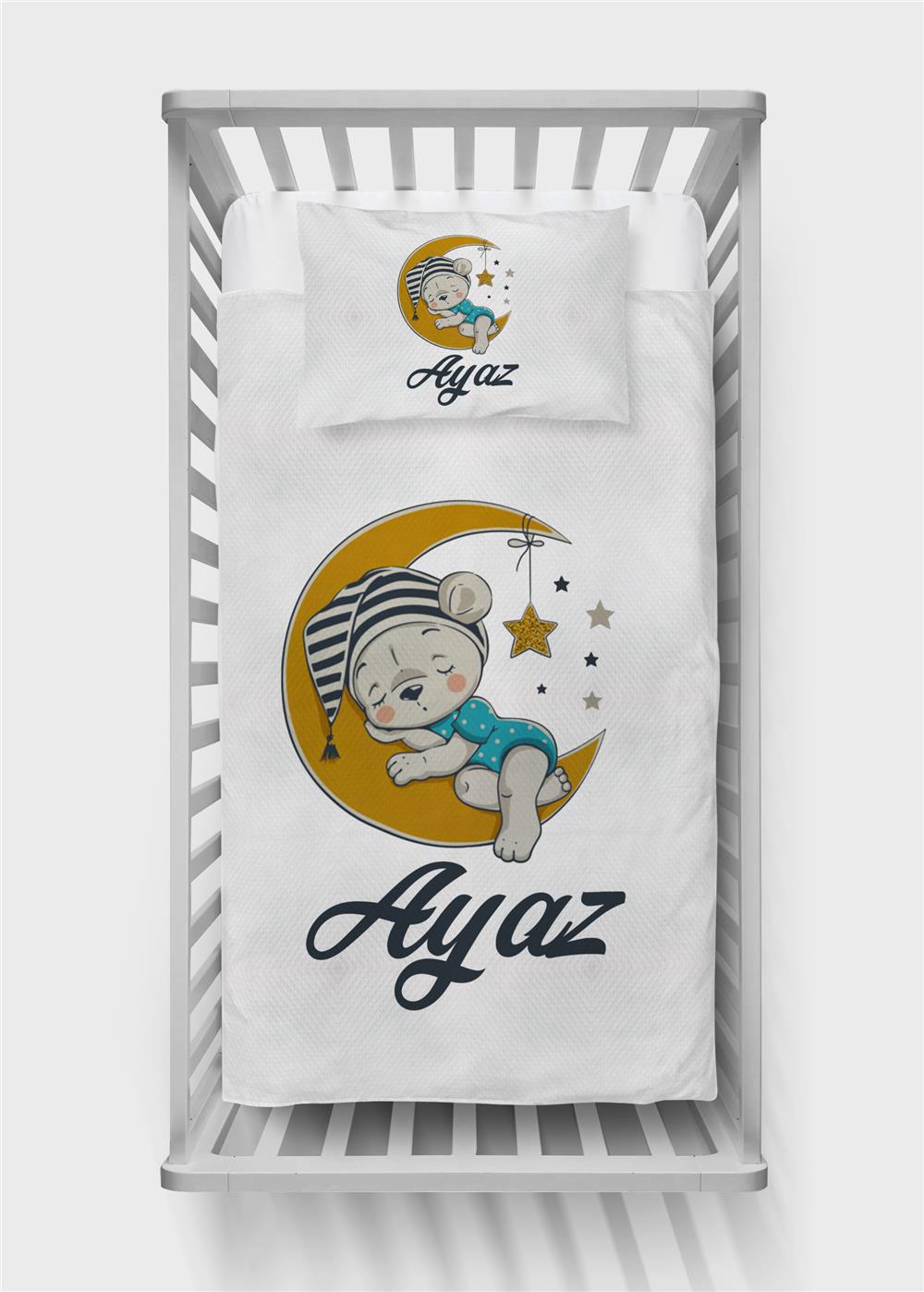 İsimli Bebek Pike Takımı