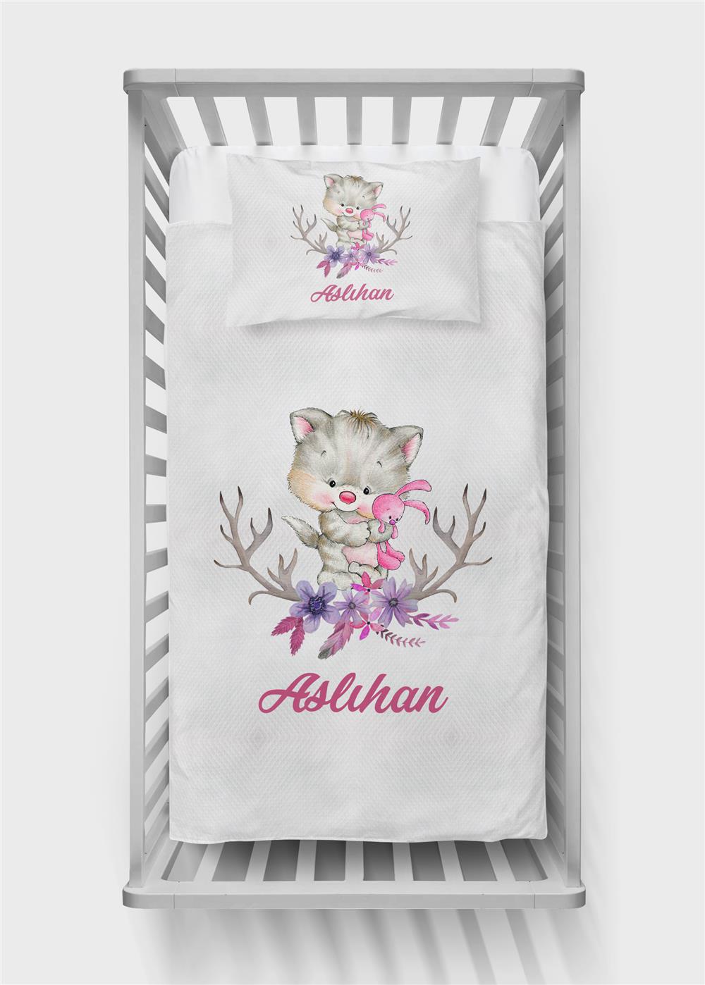 İsimli Bebek Pike Takımı