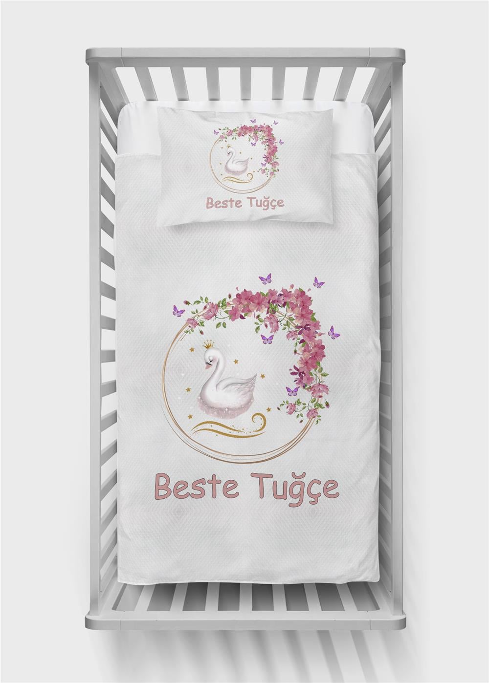 İsimli Bebek Pike Takımı