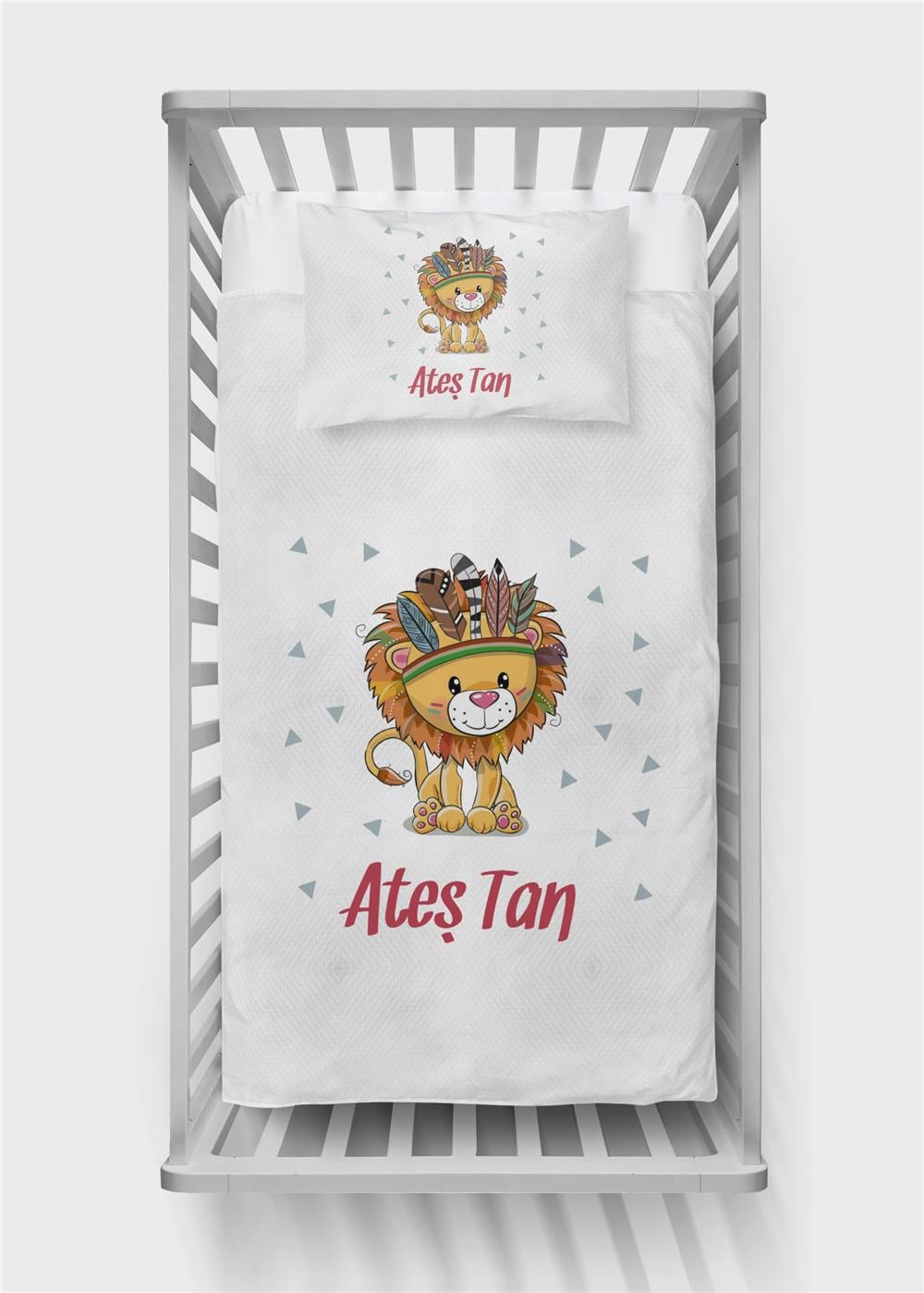 İsimli Bebek Pike Takımı