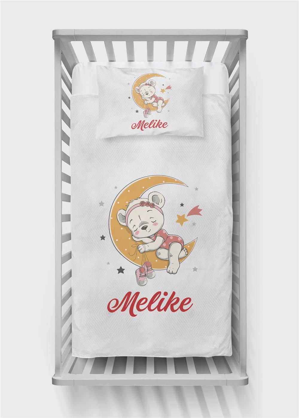 İsimli Bebek Pike Takımı