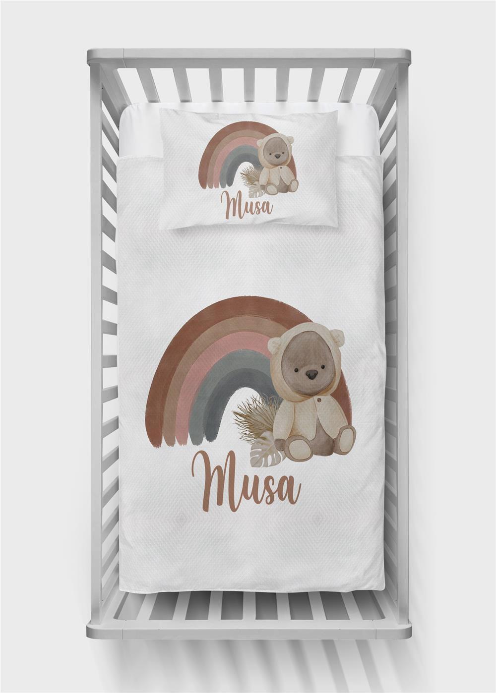 İsimli Bebek Pike Takımı