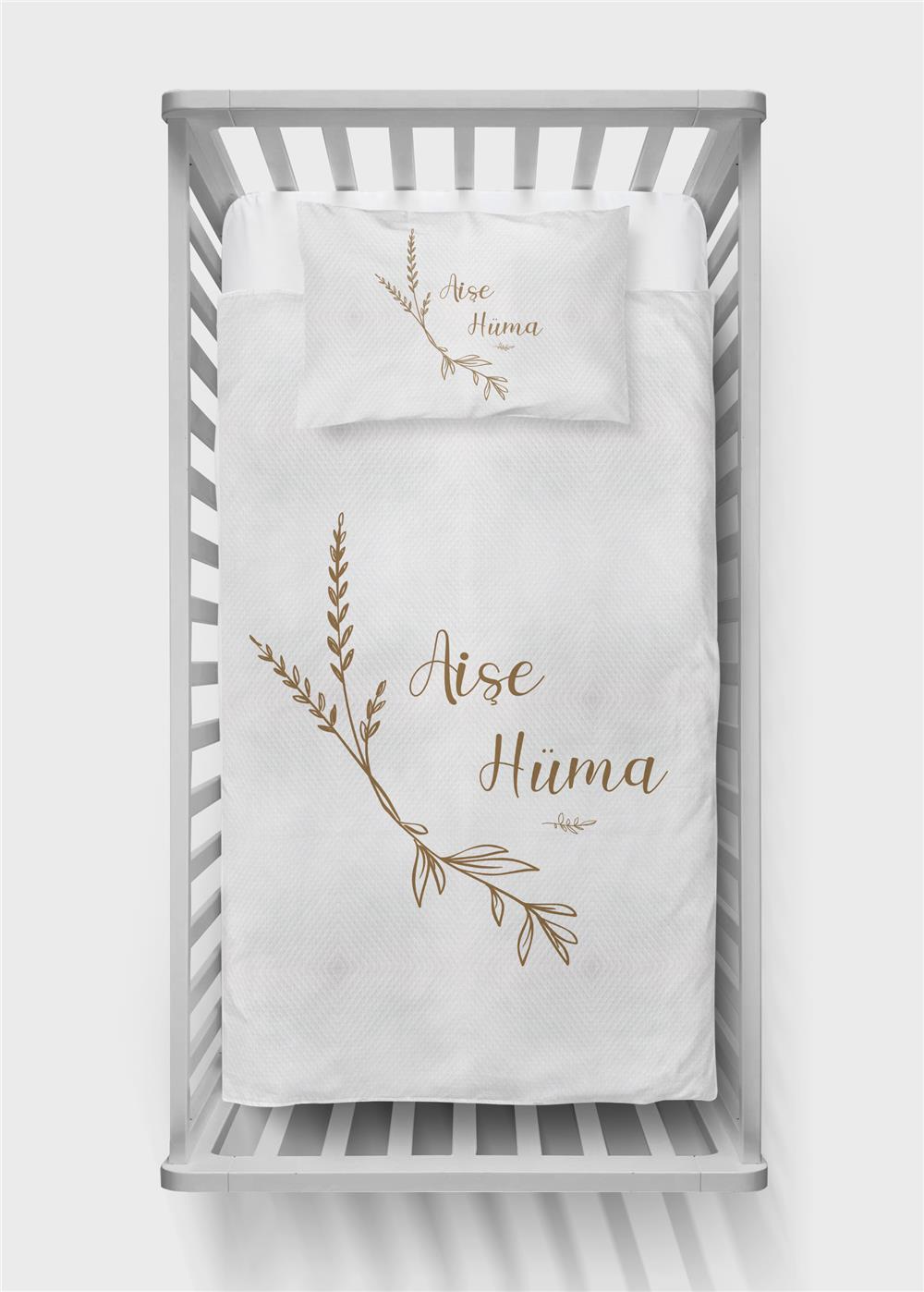 İsimli Bebek Pike Takımı