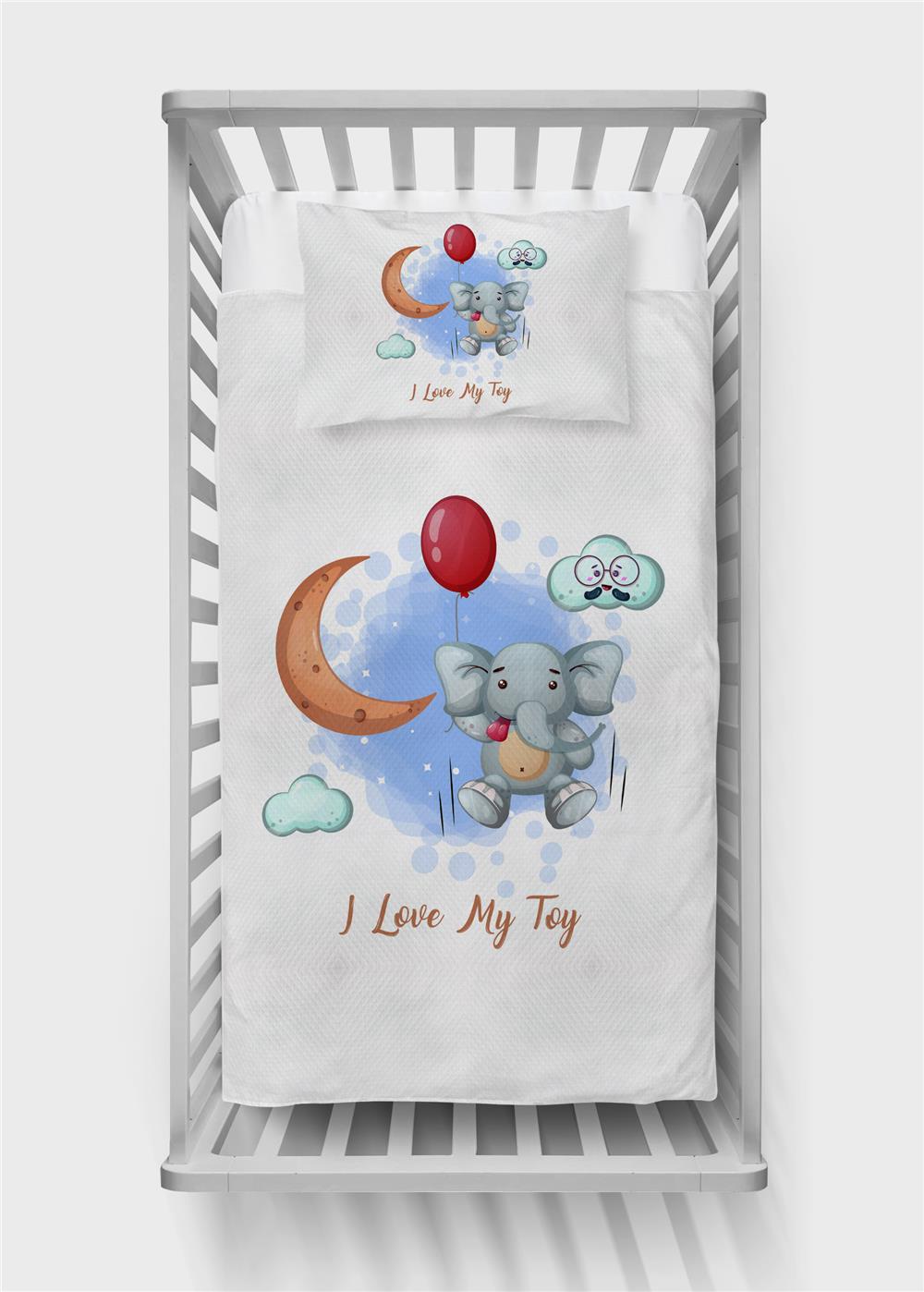 İsimli Bebek Pike Takımı